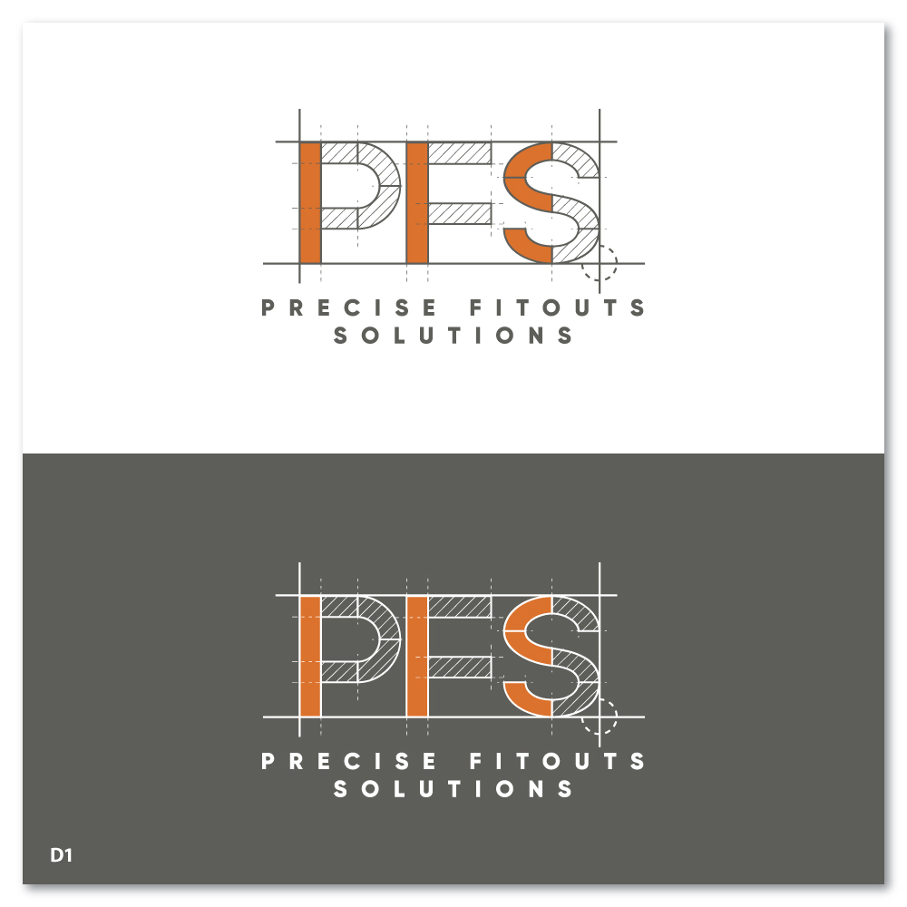 Logo Design by Sujit Banerjee for Precise Fitout Solutions Pty Ltd | Design #31729116