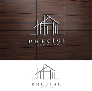 Logo Design by Impressive Sol for Precise Fitout Solutions Pty Ltd | Design #31721974