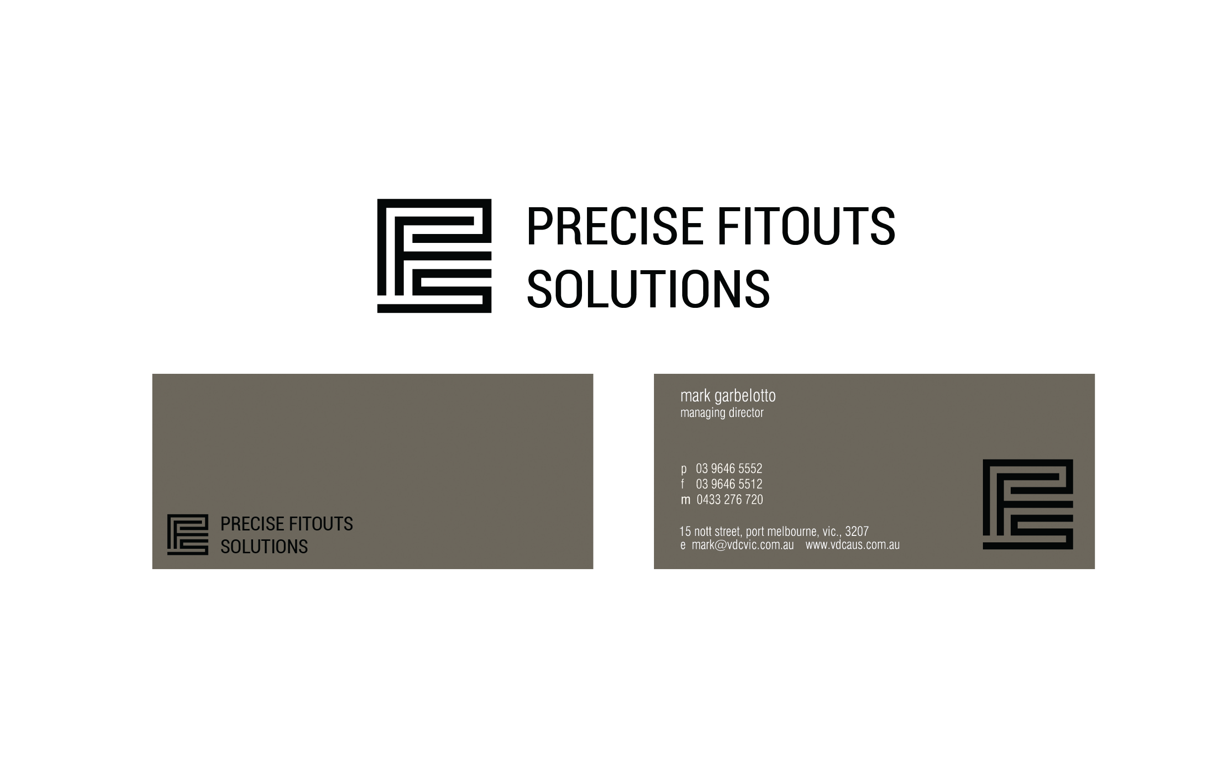 Design de Logo par Grafactory pour Precise Fitout Solutions Pty Ltd | Design #31720562
