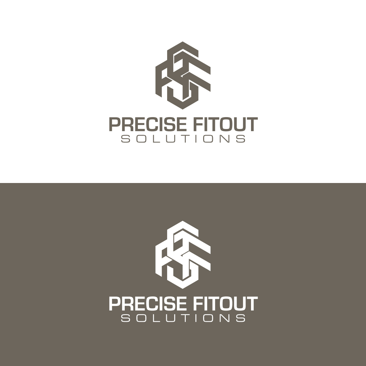 Logo Design by prodesigns99 for Precise Fitout Solutions Pty Ltd | Design #31724351