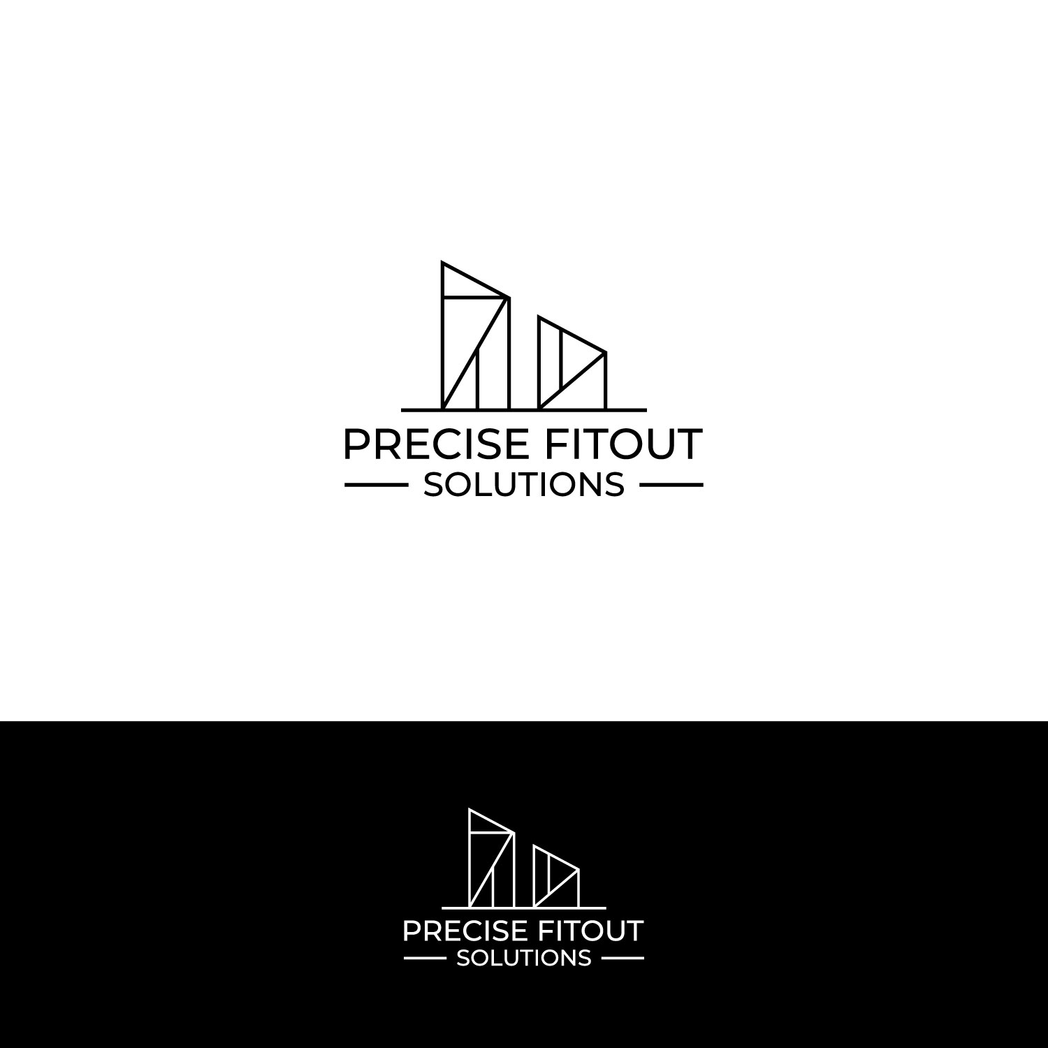 Logo Design by webeezine for Precise Fitout Solutions Pty Ltd | Design #31729700