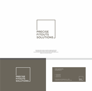 Diseño de Logo por DesignFirst para Precise Fitout Solutions Pty Ltd | Diseño: #31718867
