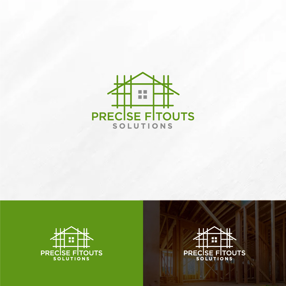 Logo Design by Tan-D for Precise Fitout Solutions Pty Ltd | Design #31724460