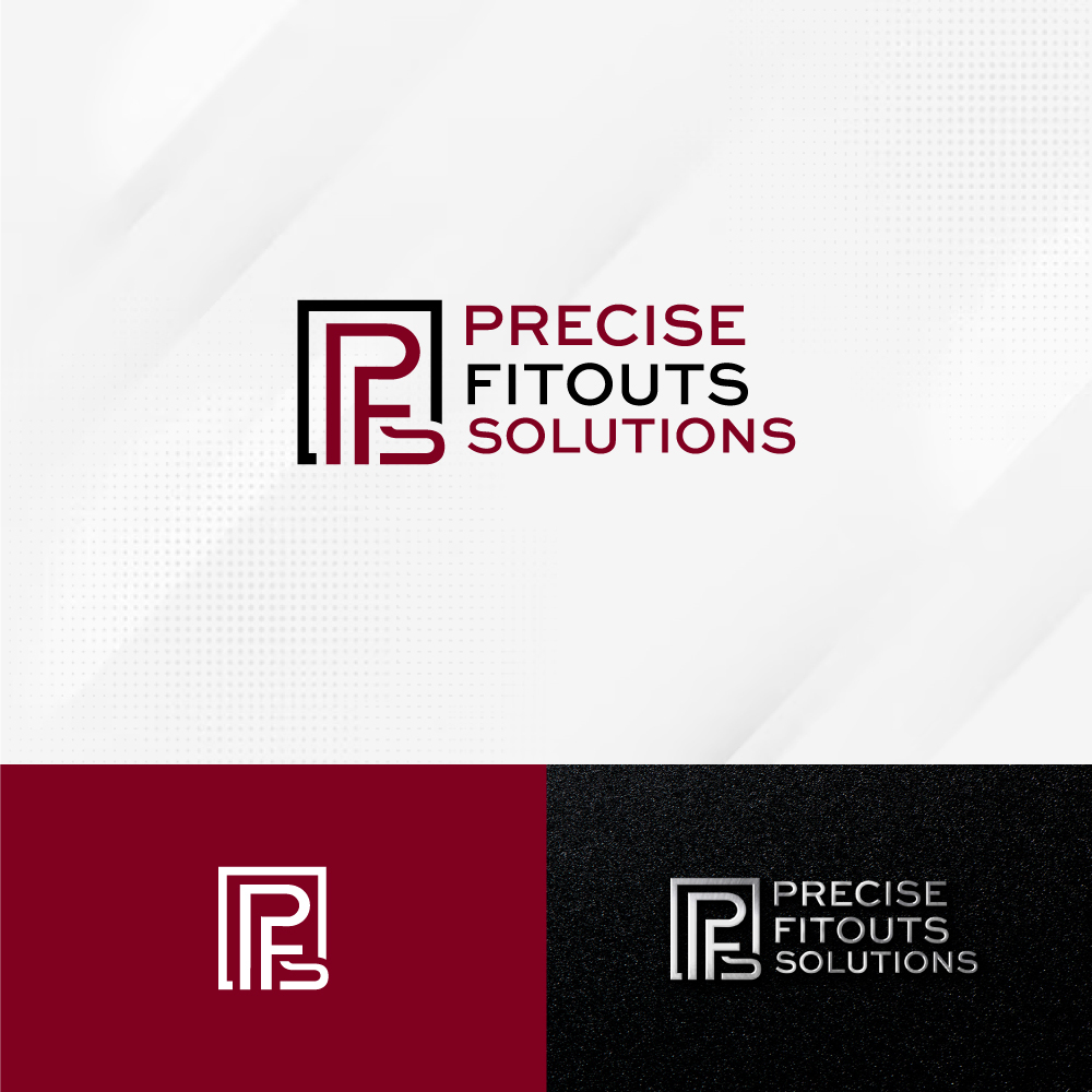 Logo Design by Tan-D for Precise Fitout Solutions Pty Ltd | Design #31724461