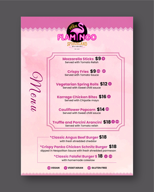 Menu Design by creativemood438 for this project | Design: #31840721