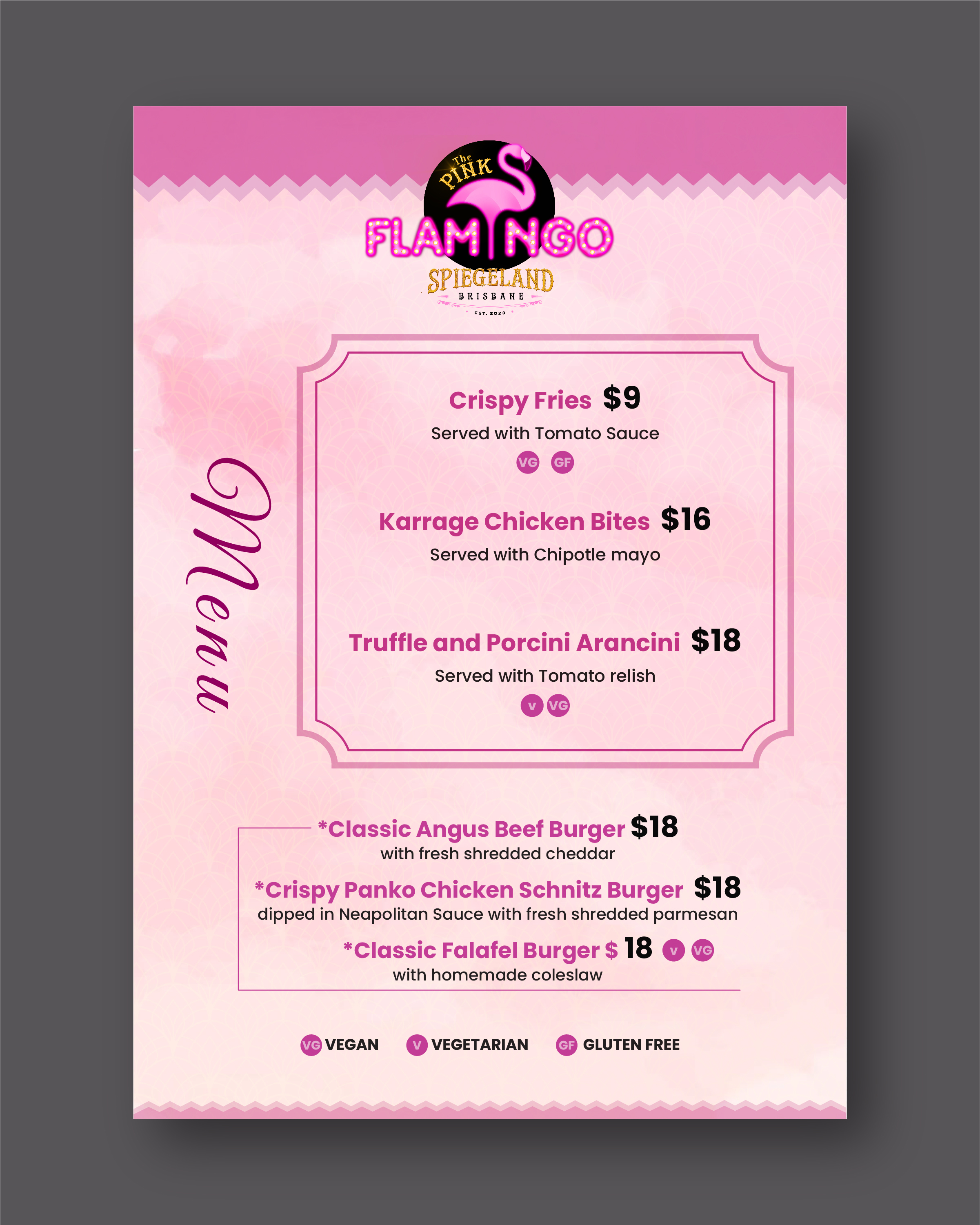 Menu Design by creativemood438 for this project | Design #31868054