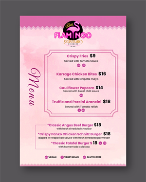 Menu Design by creativemood438 for this project | Design: #31882397