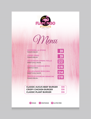 Menu Design by 3Guys for this project | Design: #31724720