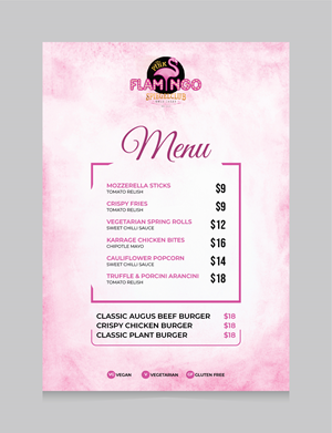 Menu Design by 3Guys for this project | Design: #31724721