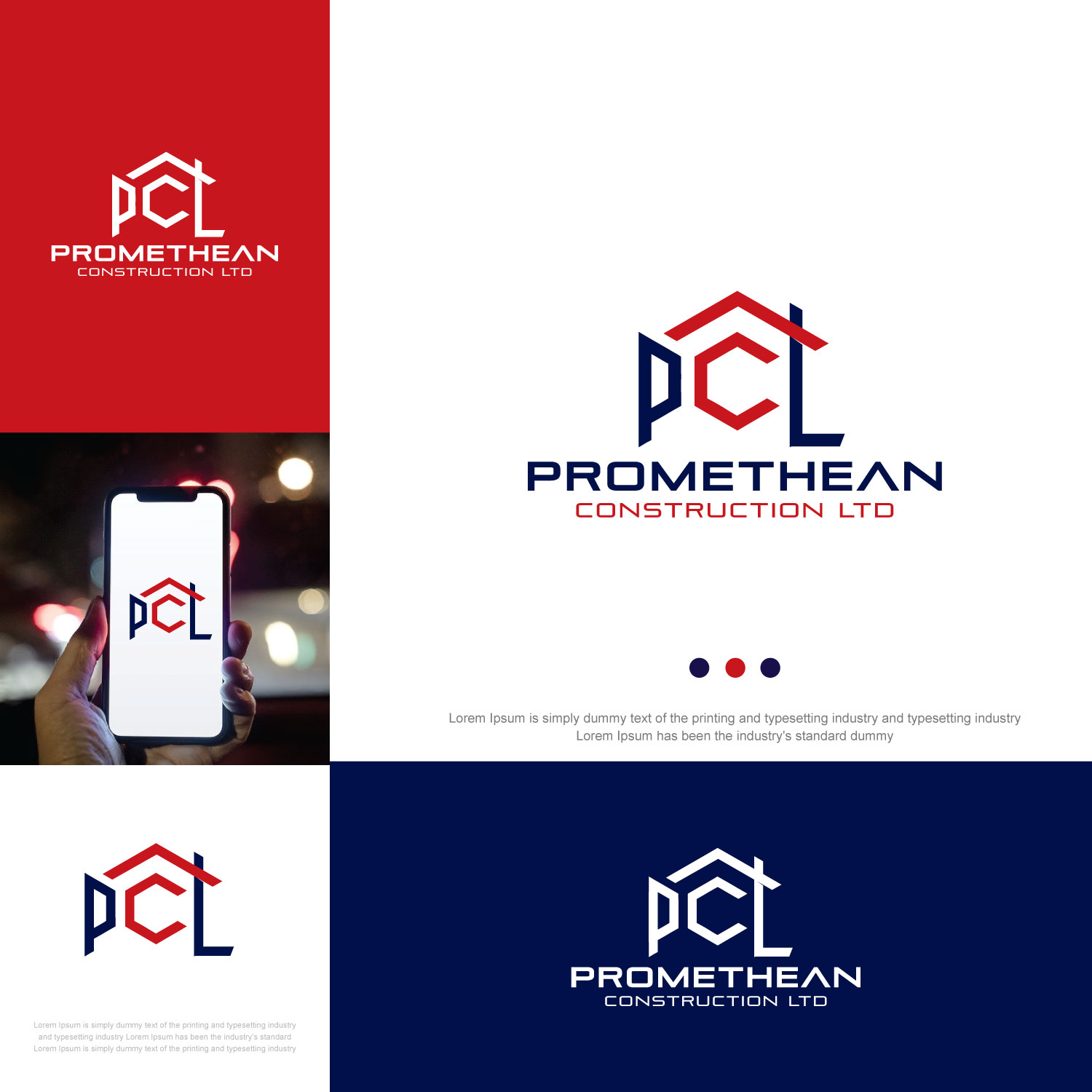Logo Design by Revolt Team for Promethean Construction Ltd | Design #31728414