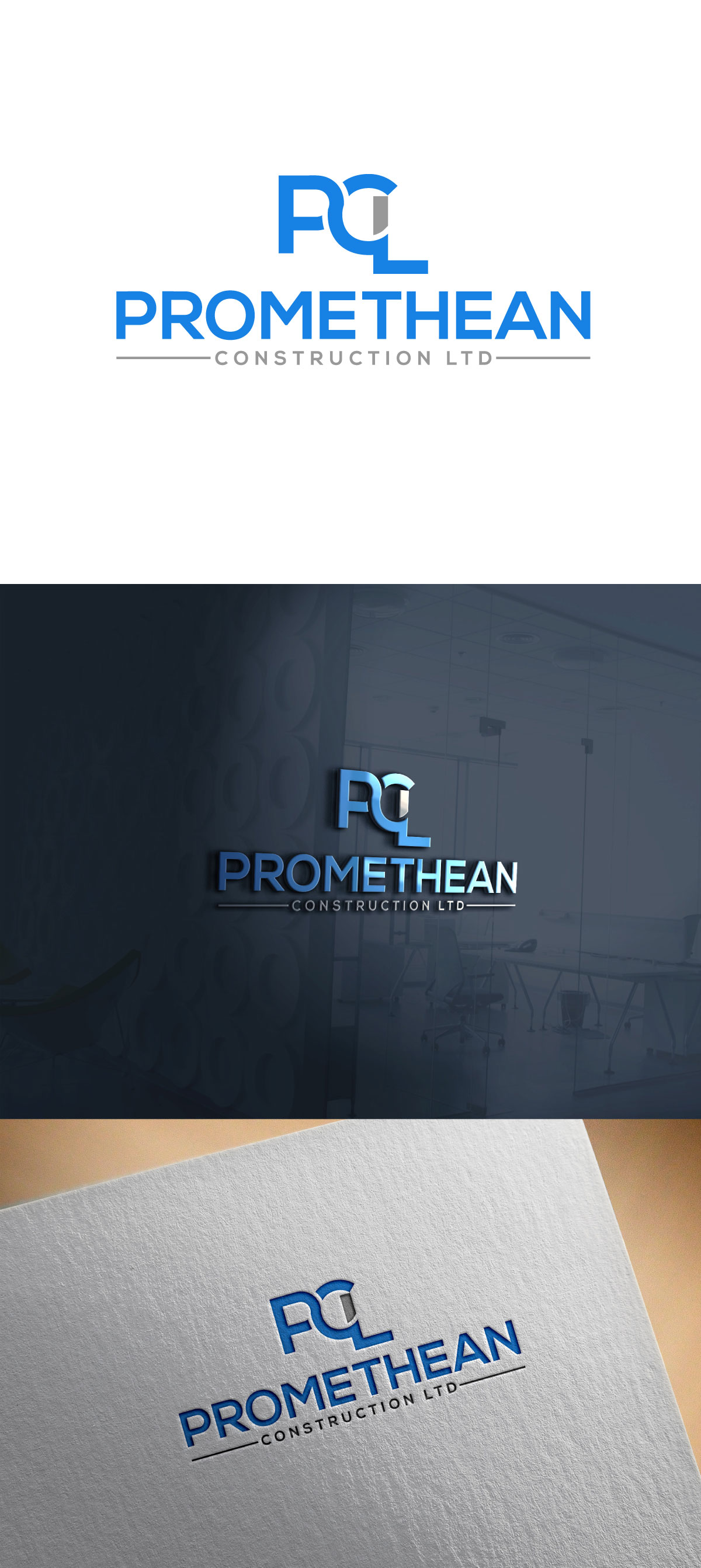 Logo Design by Markwood for Promethean Construction Ltd | Design #31732557