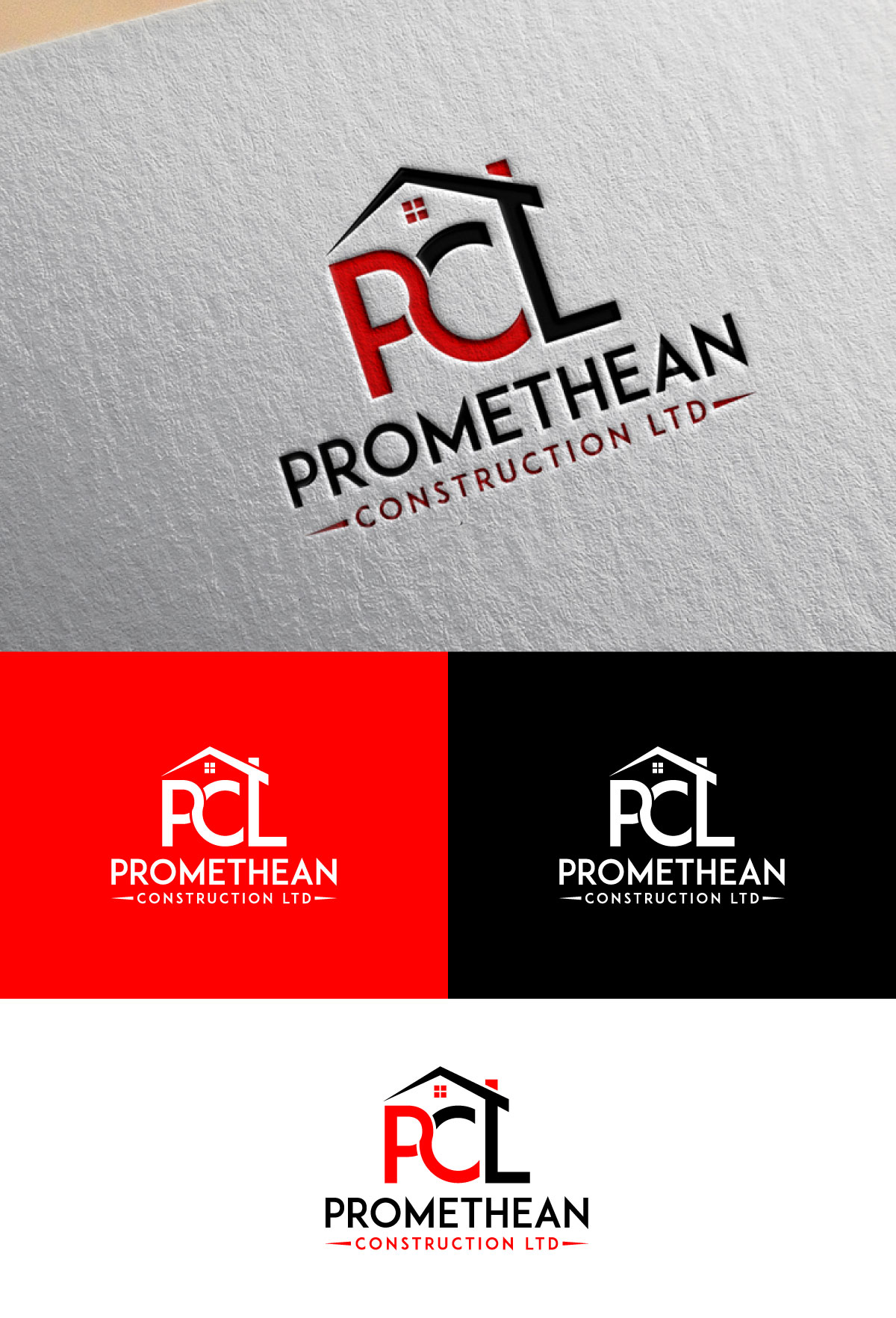 Diseño de Logo por Ben Affleck para Promethean Construction Ltd | Diseño #31729276