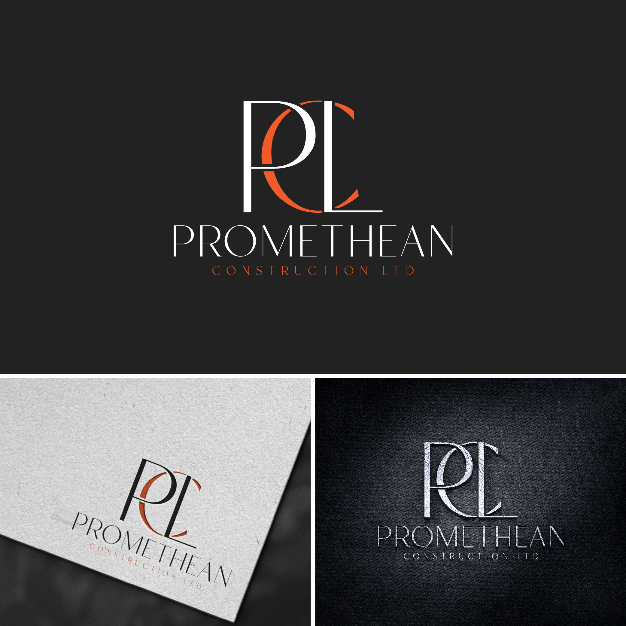 Logo Design by designer profile for Promethean Construction Ltd | Design #31731435