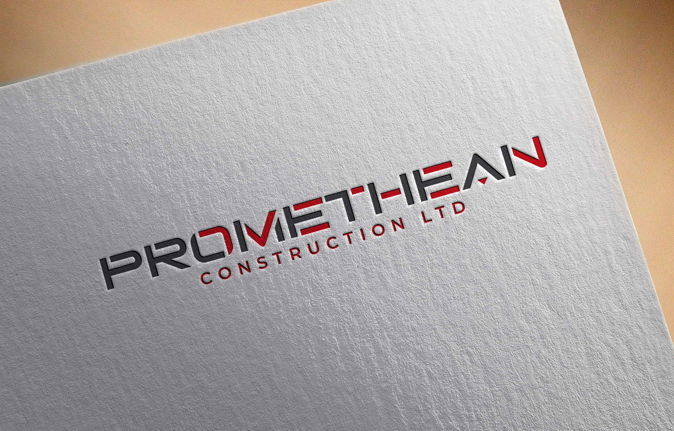 Logo Design by Graphic Mama for Promethean Construction Ltd | Design #31728798