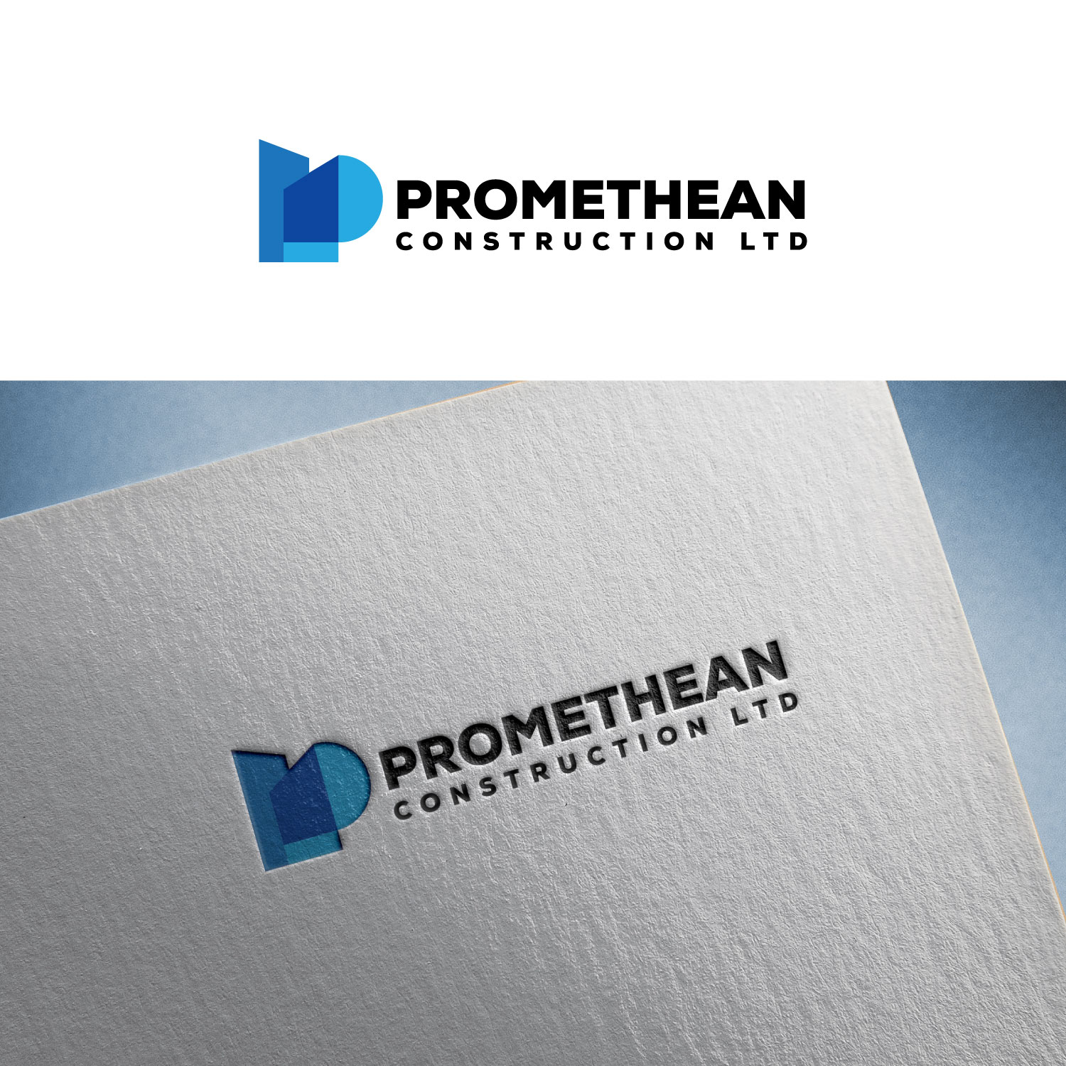 Logo Design by webeezine for Promethean Construction Ltd | Design #31744562