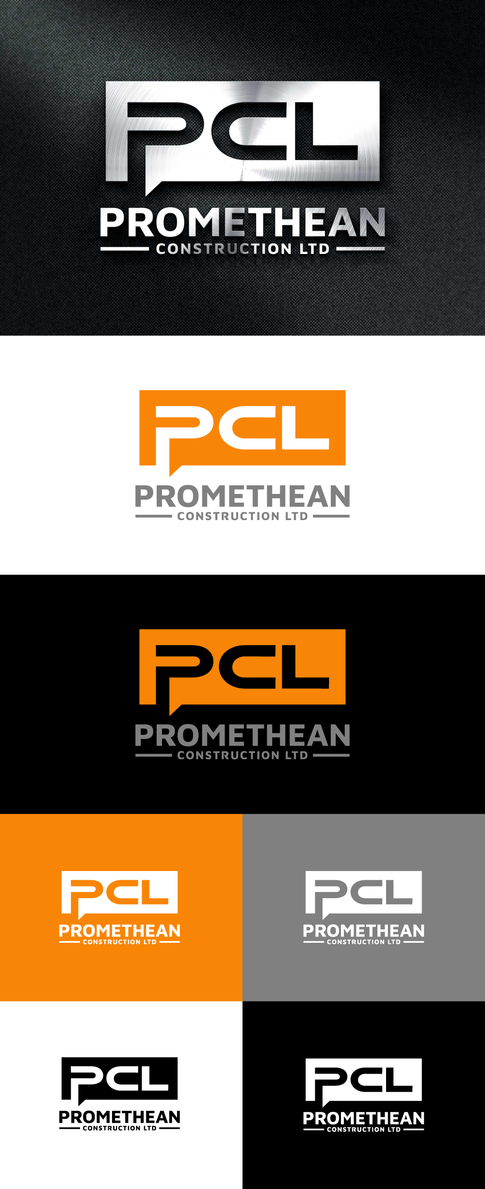 Logo Design by AlphabetZero.co.uk for Promethean Construction Ltd | Design #31748246