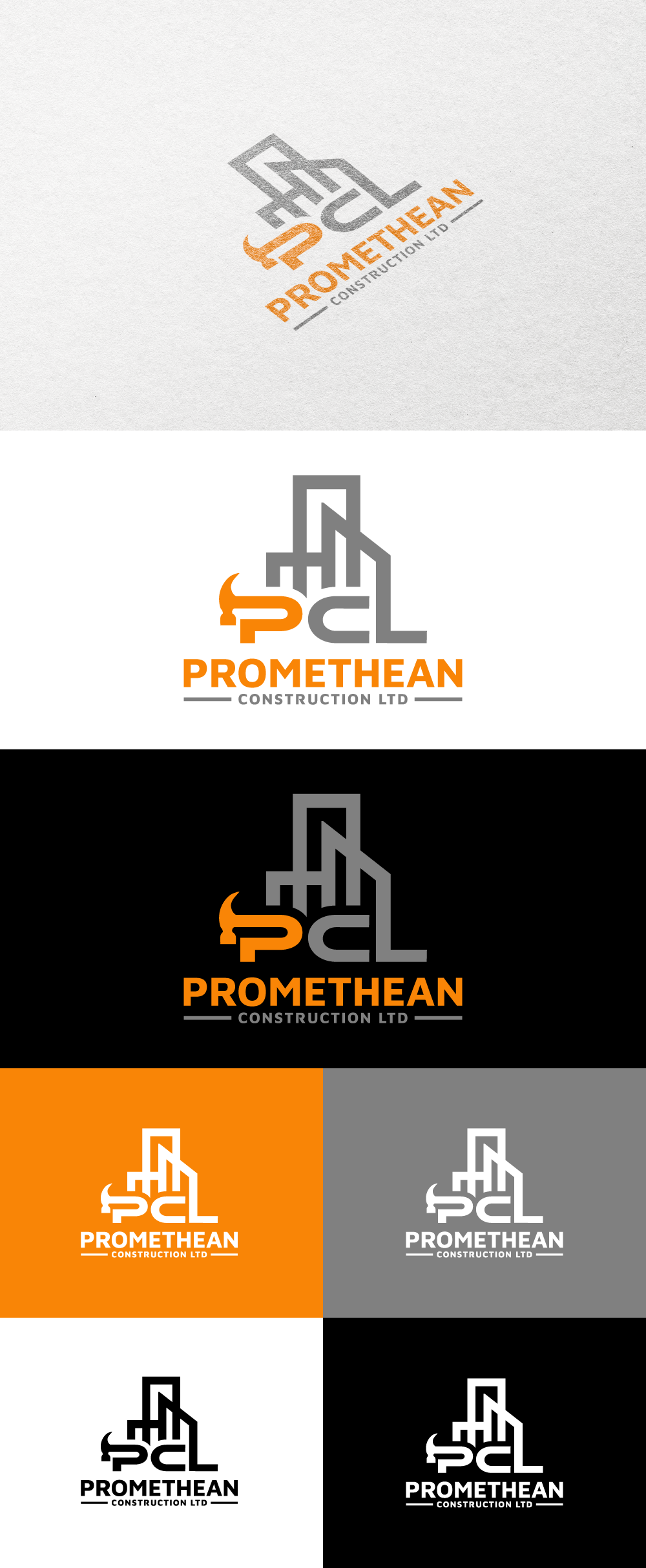 Diseño de Logo por AlphabetZero.co.uk para Promethean Construction Ltd | Diseño #31748248