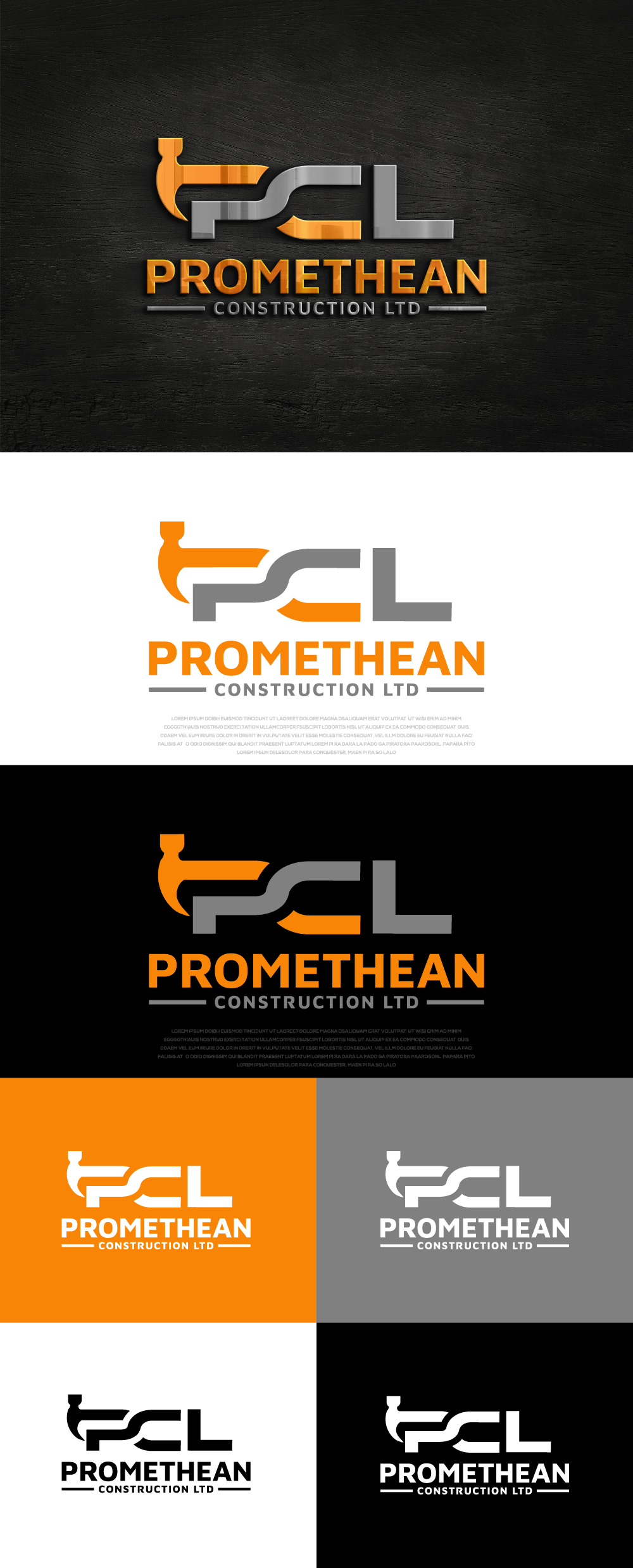 Diseño de Logo por AlphabetZero.co.uk para Promethean Construction Ltd | Diseño #31748249