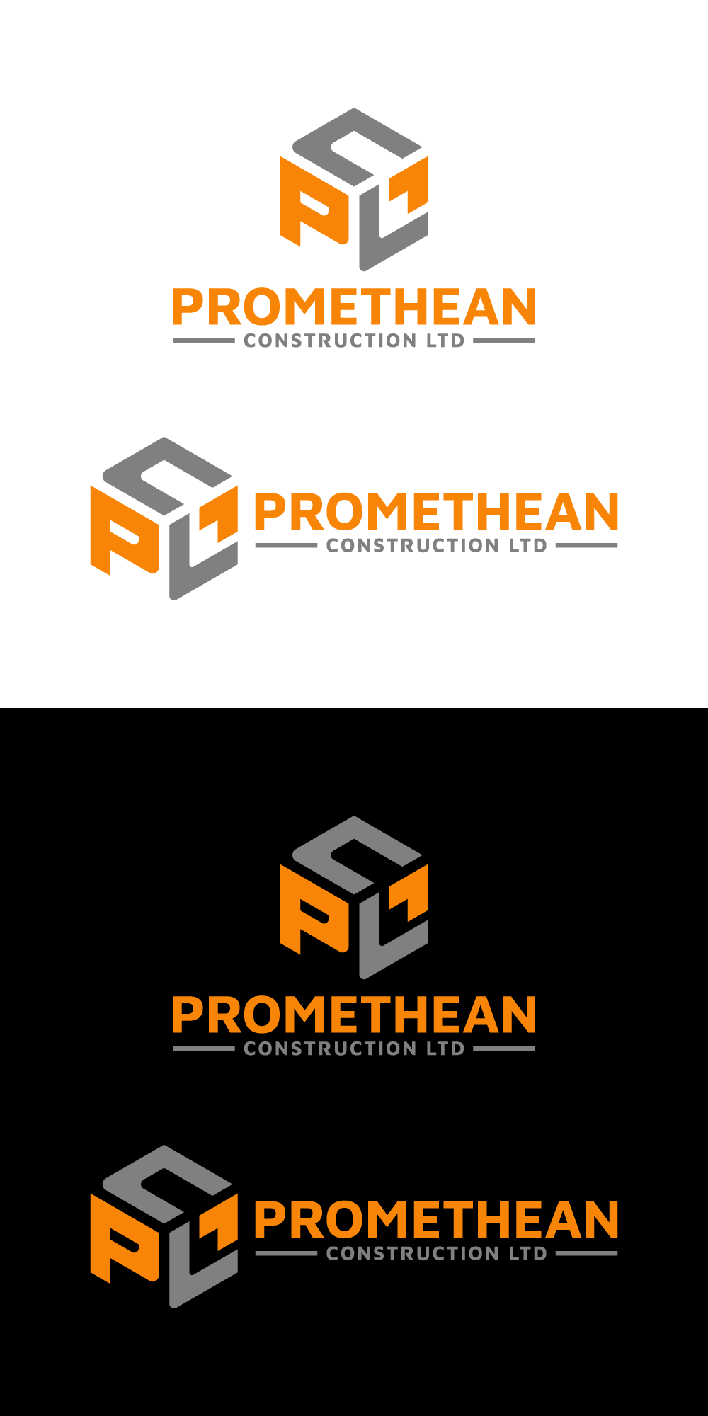 Logo Design by AlphabetZero.co.uk for Promethean Construction Ltd | Design #31755097