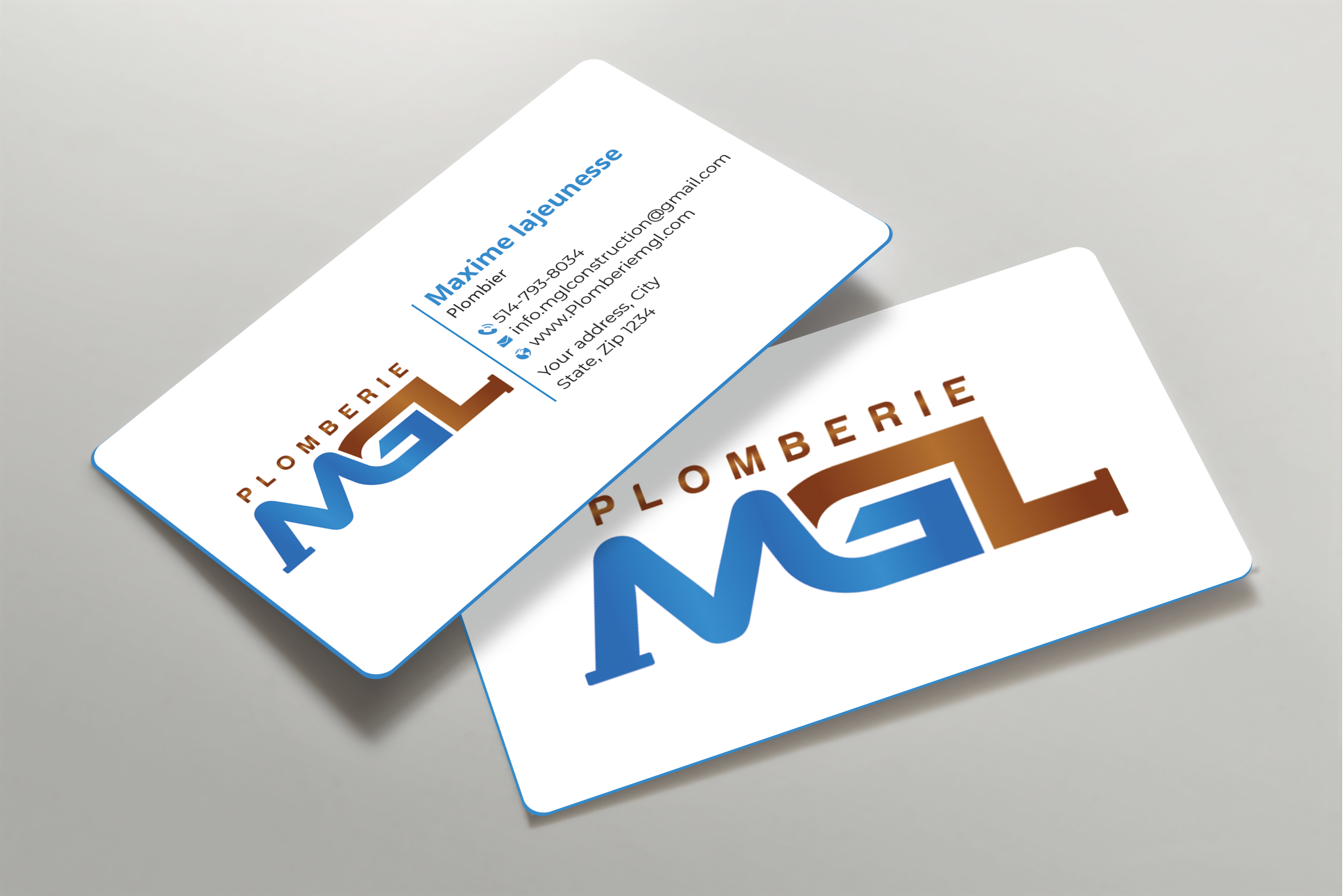 Visitenkarten-Design von Expert Bappy für Plomberie mgl | Design #31775897