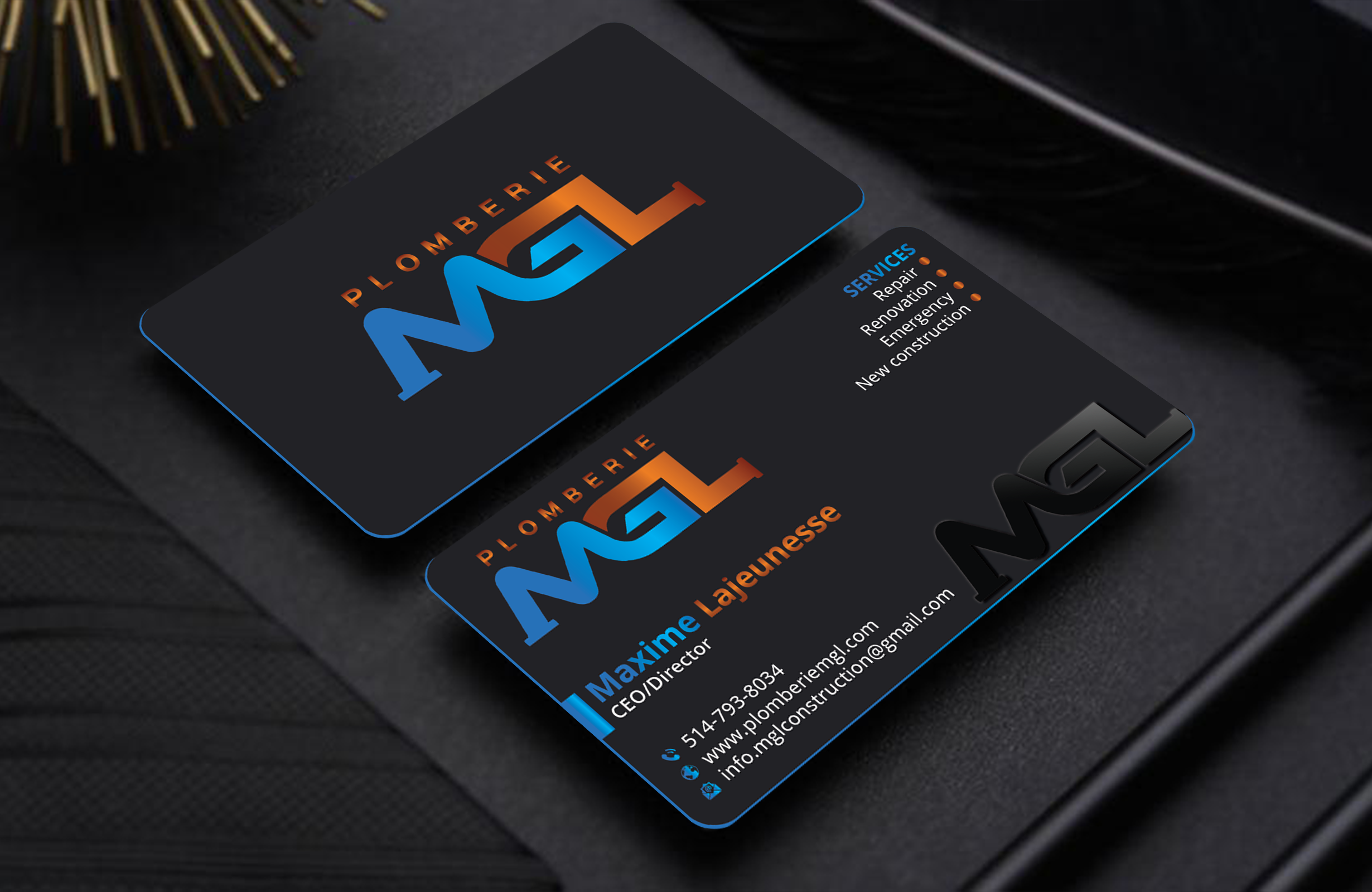 Visitenkarten-Design von DesignerShahadat für Plomberie mgl | Design #31776505