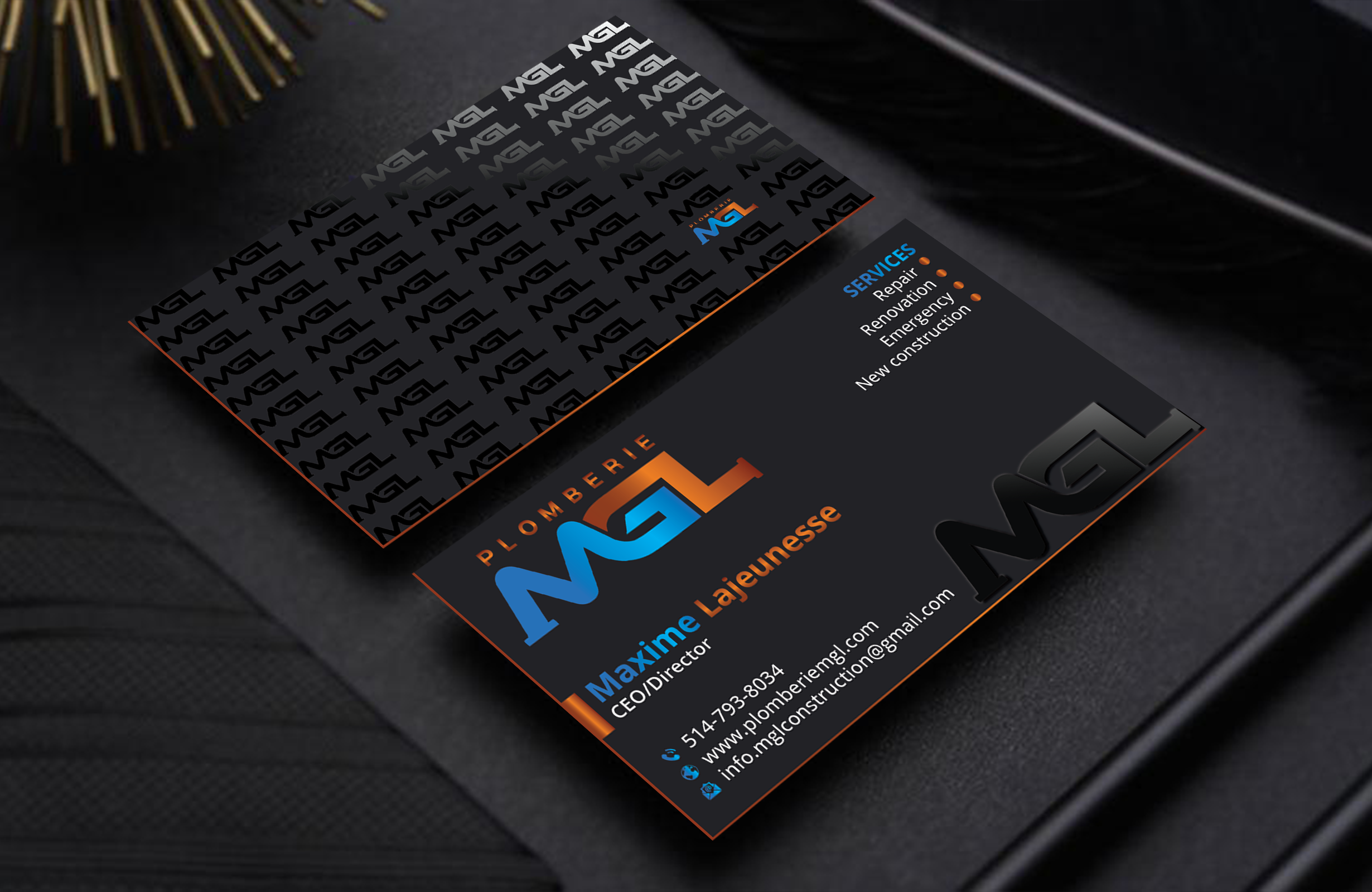 Visitenkarten-Design von DesignerShahadat für Plomberie mgl | Design #31776511
