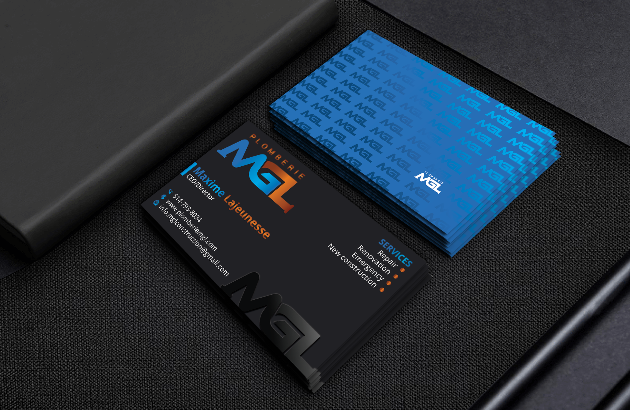 Visitenkarten-Design von DesignerShahadat für Plomberie mgl | Design #31776600