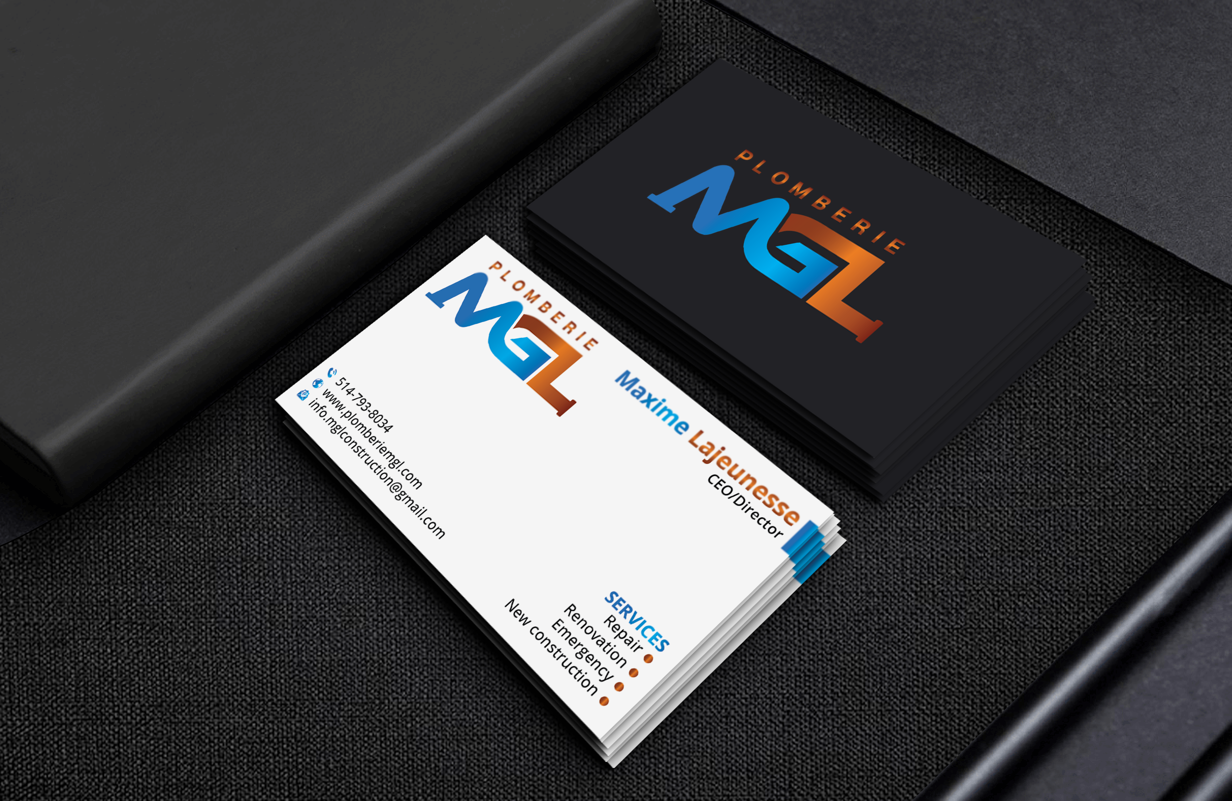 Visitenkarten-Design von DesignerShahadat für Plomberie mgl | Design #31777209