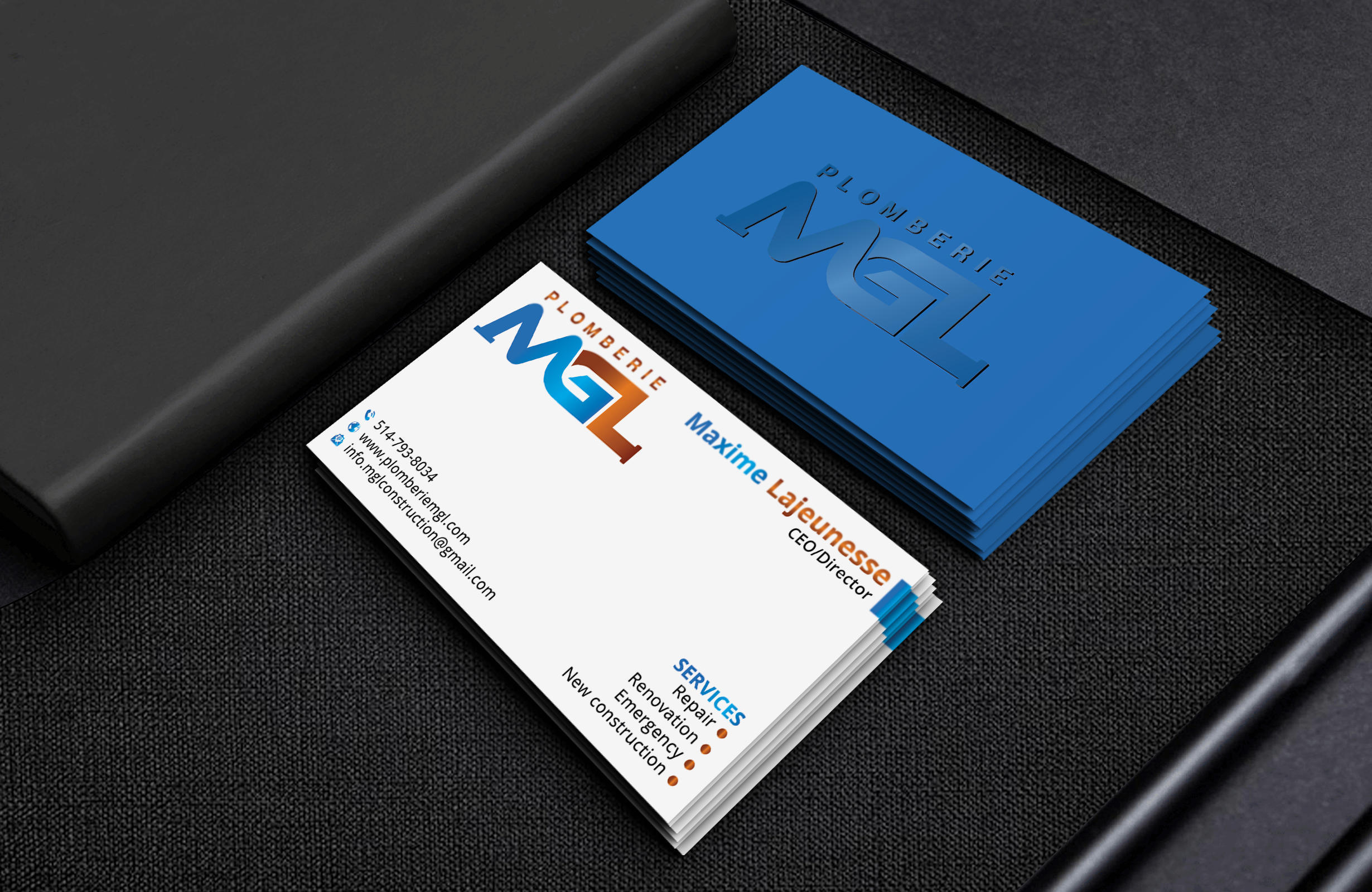 Visitenkarten-Design von DesignerShahadat für Plomberie mgl | Design #31777212