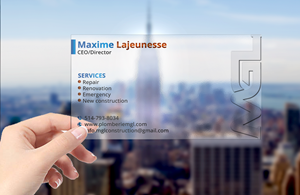 Visitenkarten-Design von DesignerShahadat für Plomberie mgl | Design: #31777259