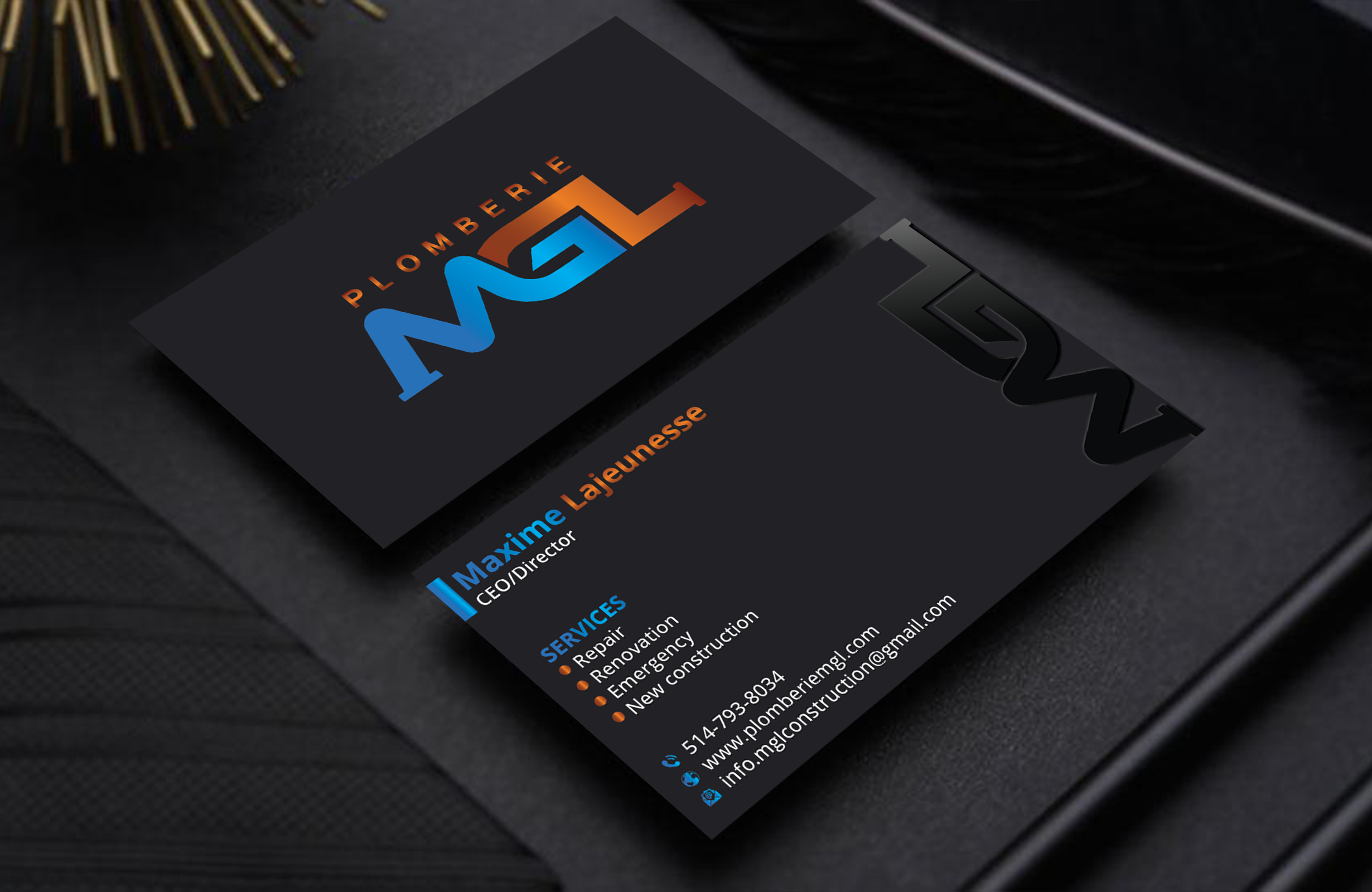 Visitenkarten-Design von DesignerShahadat für Plomberie mgl | Design #31777260