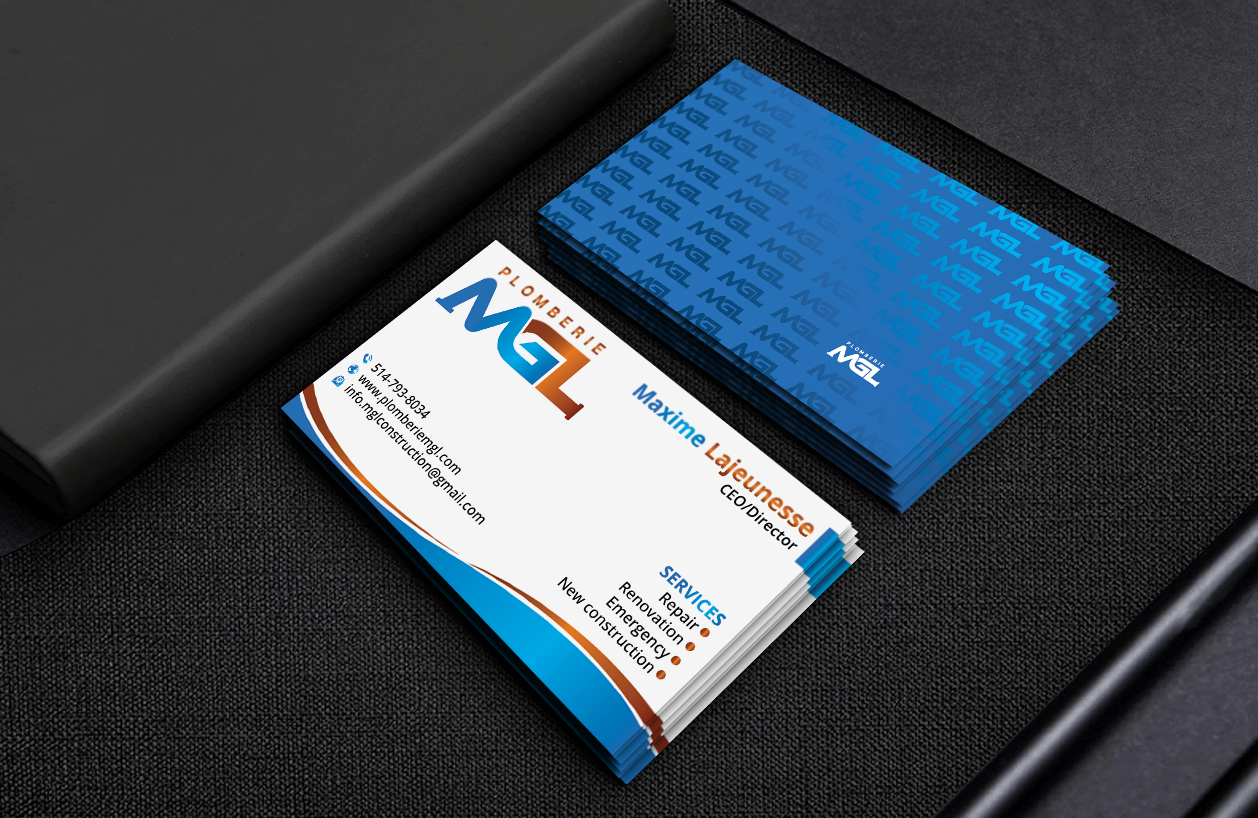 Visitenkarten-Design von DesignerShahadat für Plomberie mgl | Design #31777572