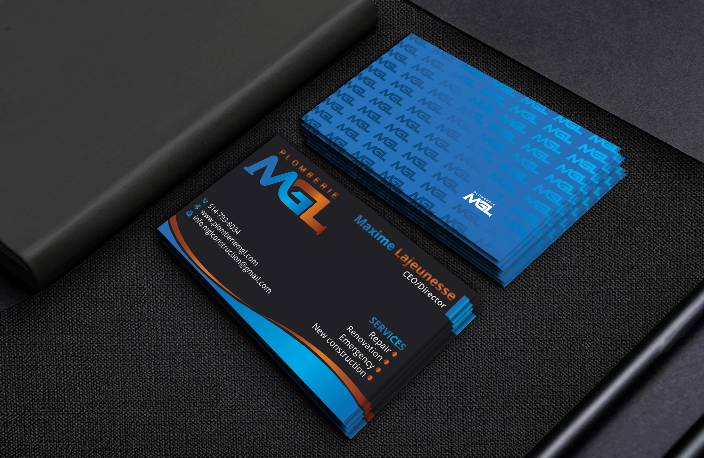 Visitenkarten-Design von DesignerShahadat für Plomberie mgl | Design #31777573
