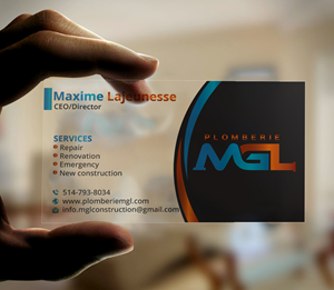 Visitenkarten-Design von DesignerShahadat für Plomberie mgl | Design: #31777628