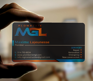 Visitenkarten-Design von DesignerShahadat für Plomberie mgl | Design: #31779666