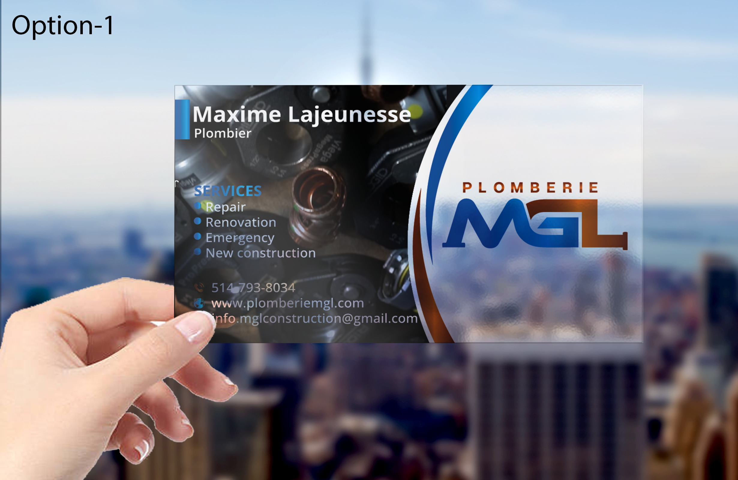 Visitenkarten-Design von DesignerShahadat für Plomberie mgl | Design #31780157