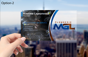 Visitenkarten-Design von DesignerShahadat für Plomberie mgl | Design: #31780158