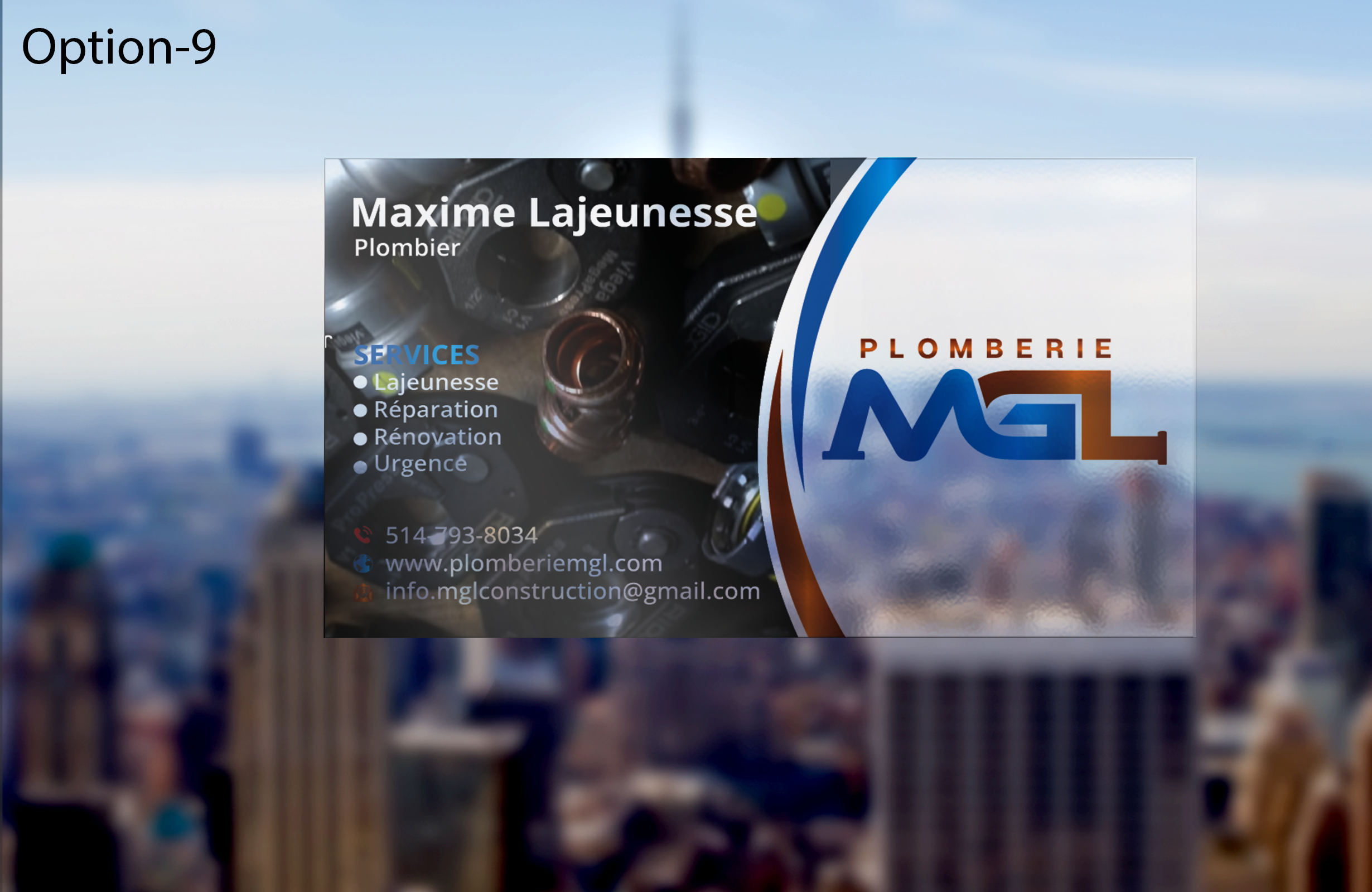 Visitenkarten-Design von DesignerShahadat für Plomberie mgl | Design #31780344