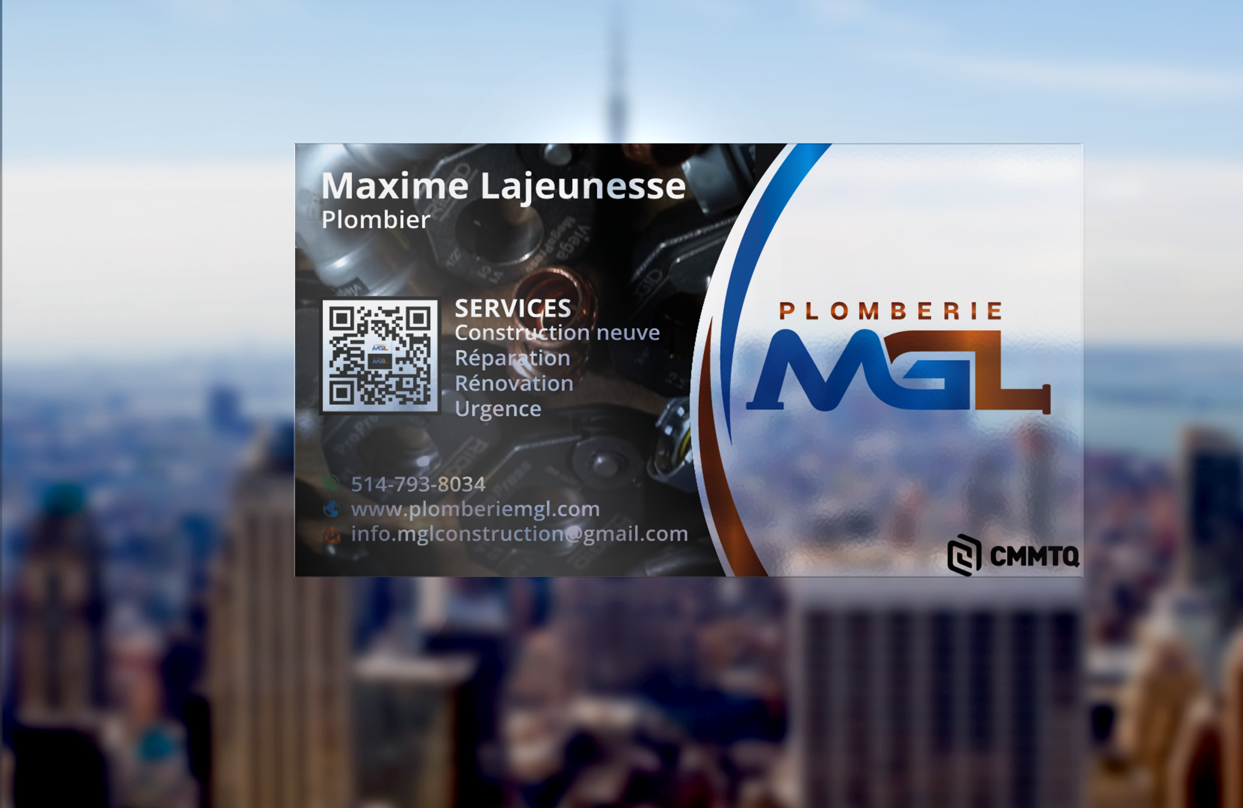 Visitenkarten-Design von DesignerShahadat für Plomberie mgl | Design #31784748