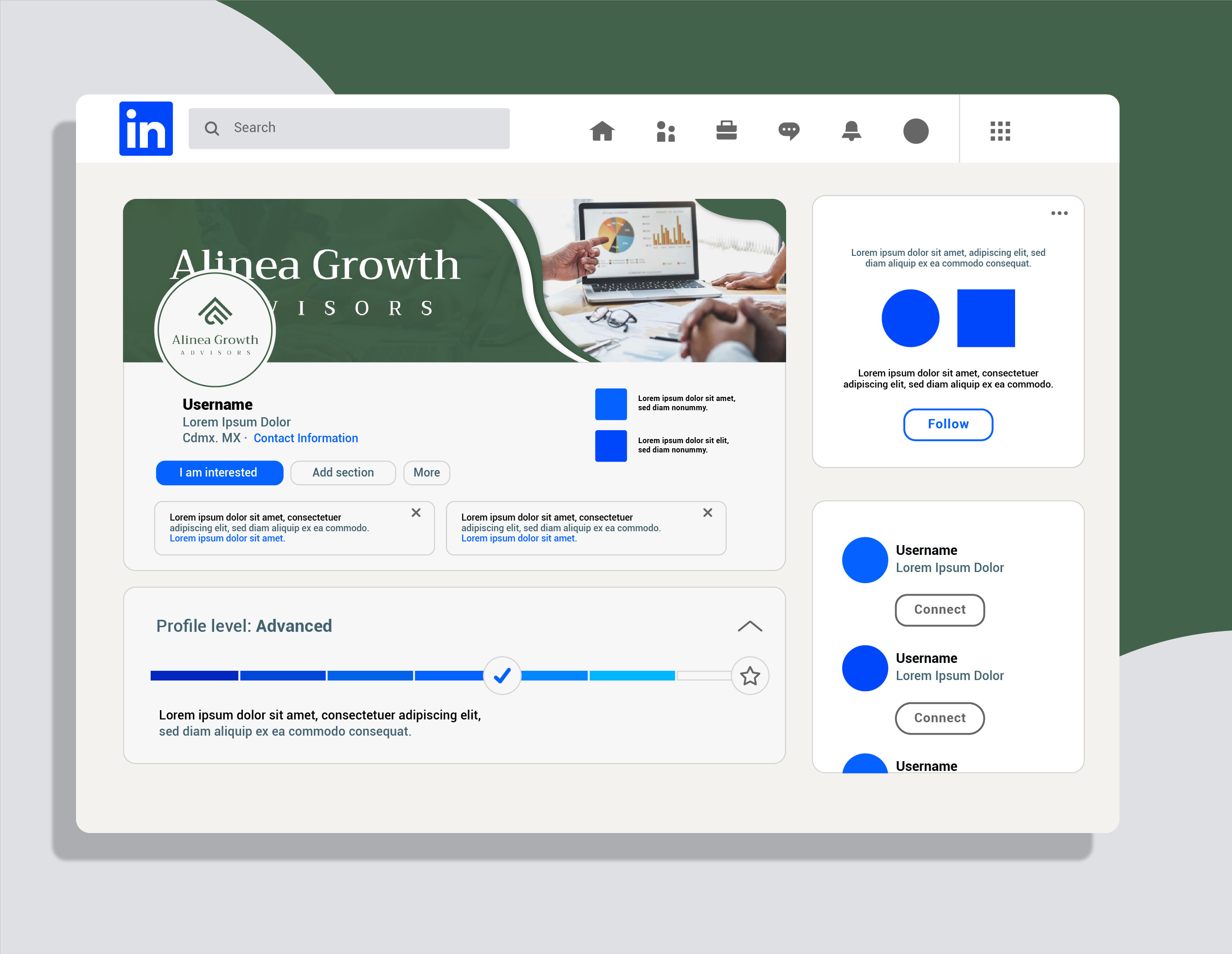 Graphic Design by artbitin for Alinea Growth, LLC | Design #31728401