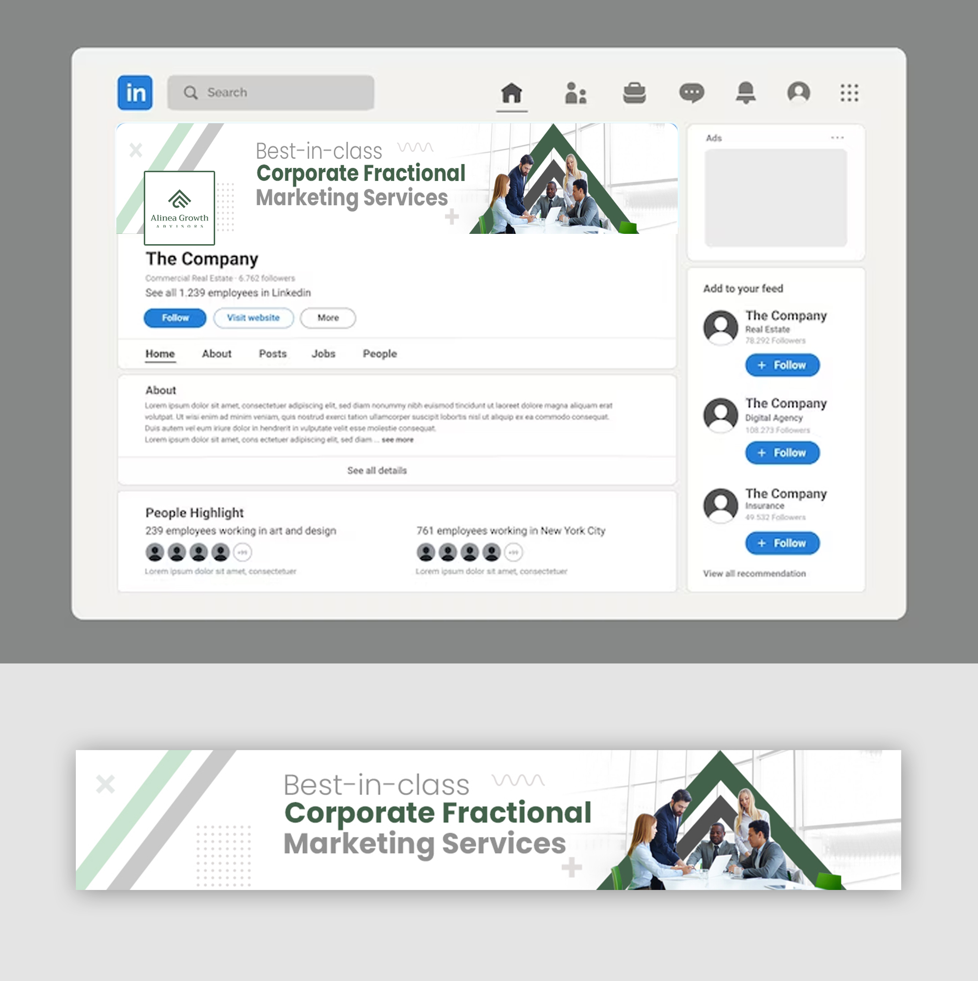 Graphic Design by debdesign for Alinea Growth, LLC | Design #31766050