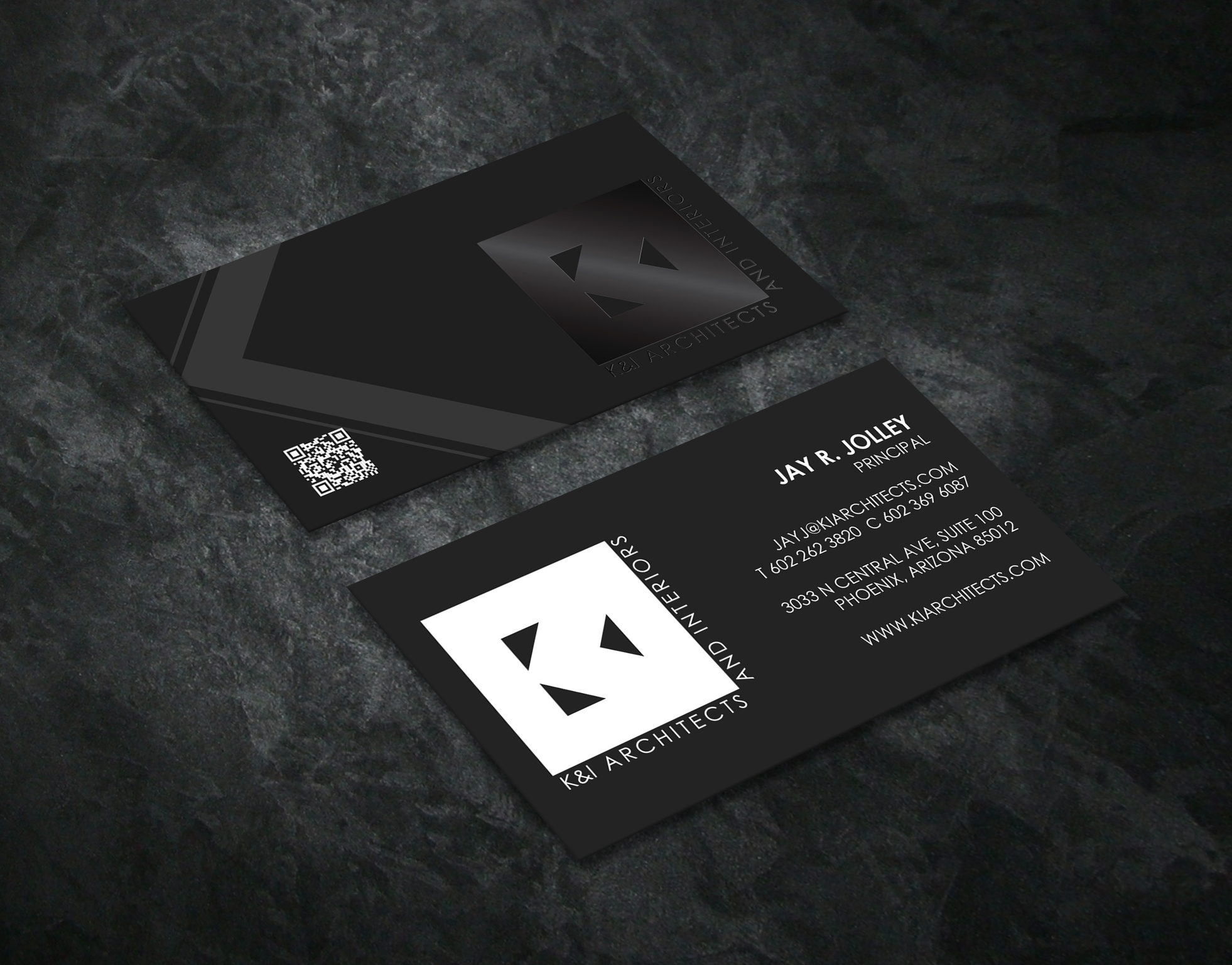 Diseño de Tarjeta de Presentación por Creative Moon Design para K&I Architects and Interiors LLC | Diseño #31730480