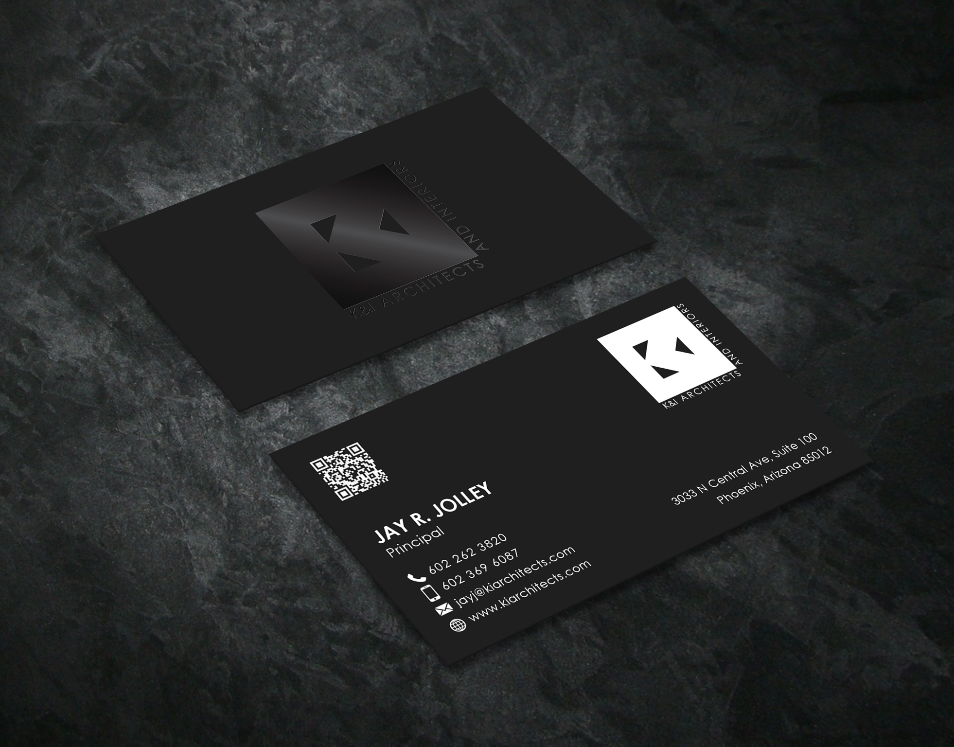 Diseño de Tarjeta de Presentación por Creative Moon Design para K&I Architects and Interiors LLC | Diseño #31730482