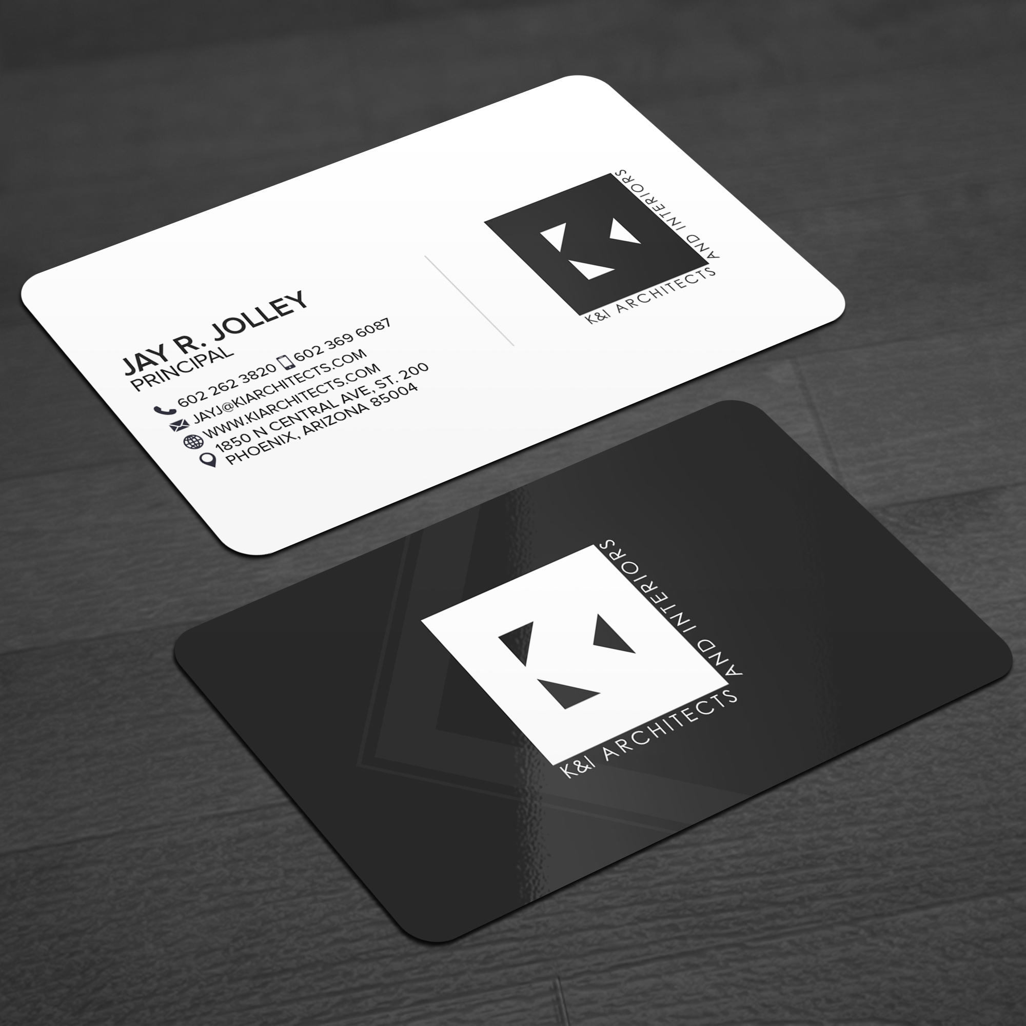 Business Card Design by WellDesign for K&I Architects and Interiors LLC | Design #31733180