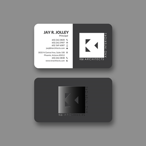 Business Card Design by Sun Moon Graphic Designer for K&I Architects and Interiors LLC | Design #31733058