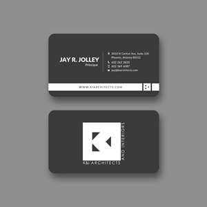 Business Card Design by Sun Moon Graphic Designer for K&I Architects and Interiors LLC | Design: #31733061