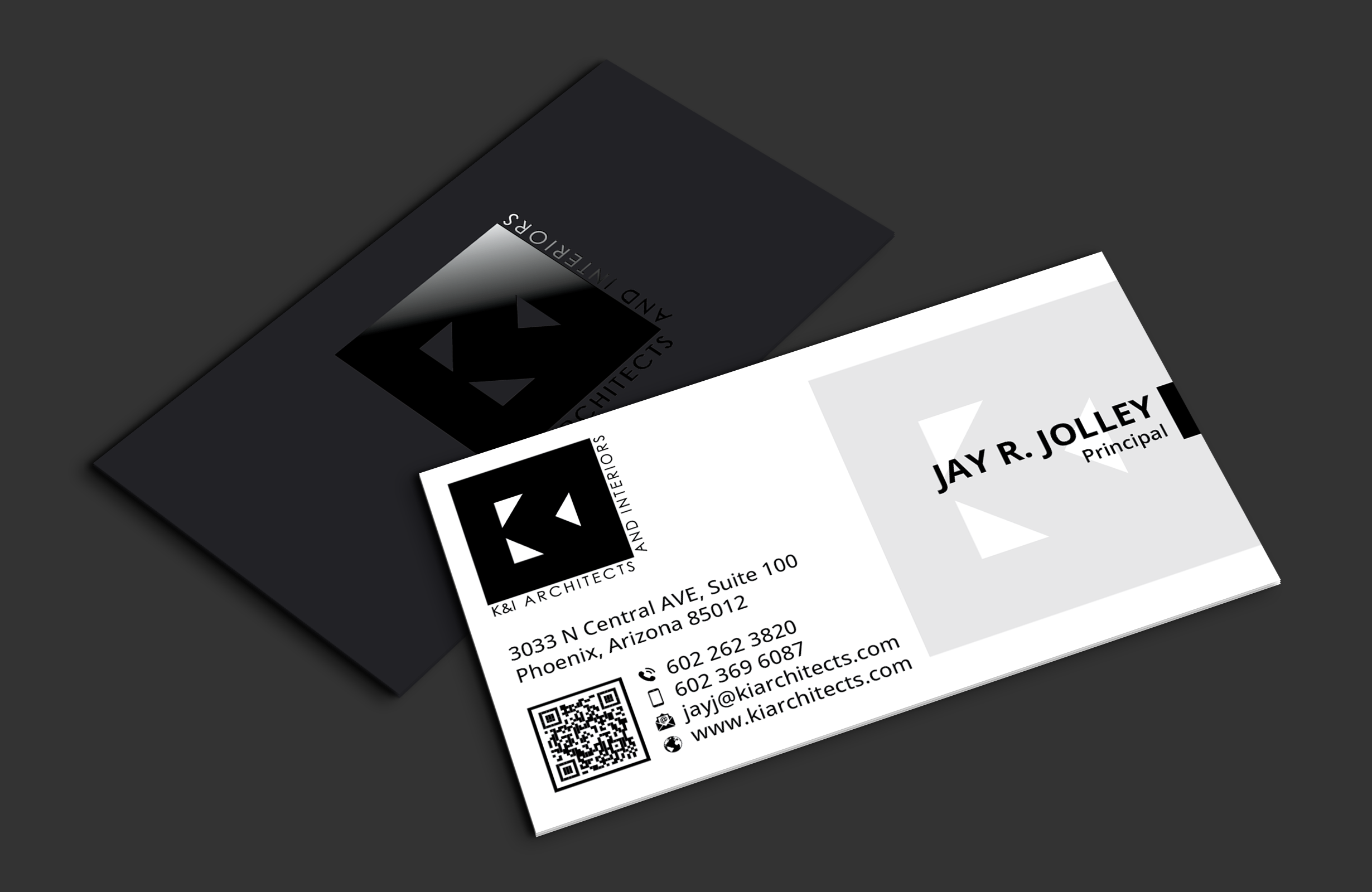 Business Card Design by DesignerShahadat for K&I Architects and Interiors LLC | Design #31769582