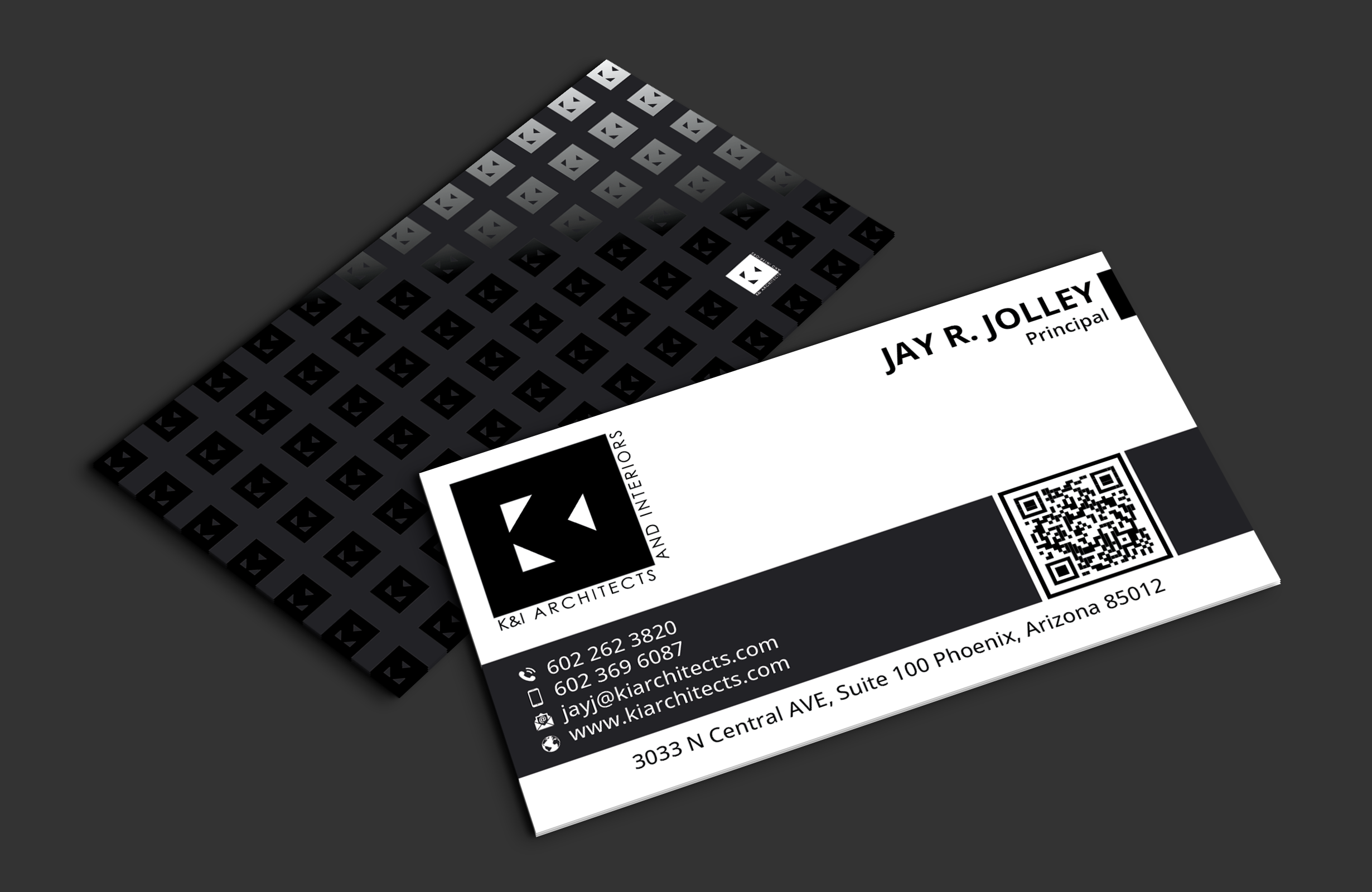 Business Card Design by DesignerShahadat for K&I Architects and Interiors LLC | Design #31769732