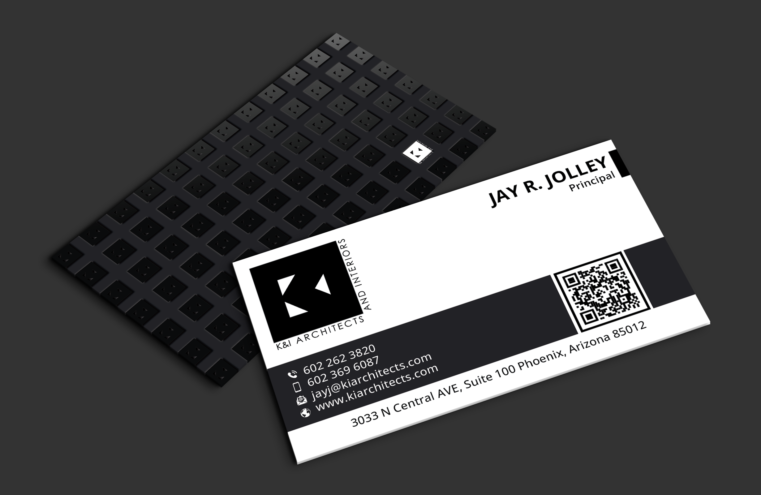 Business Card Design by DesignerShahadat for K&I Architects and Interiors LLC | Design #31769733