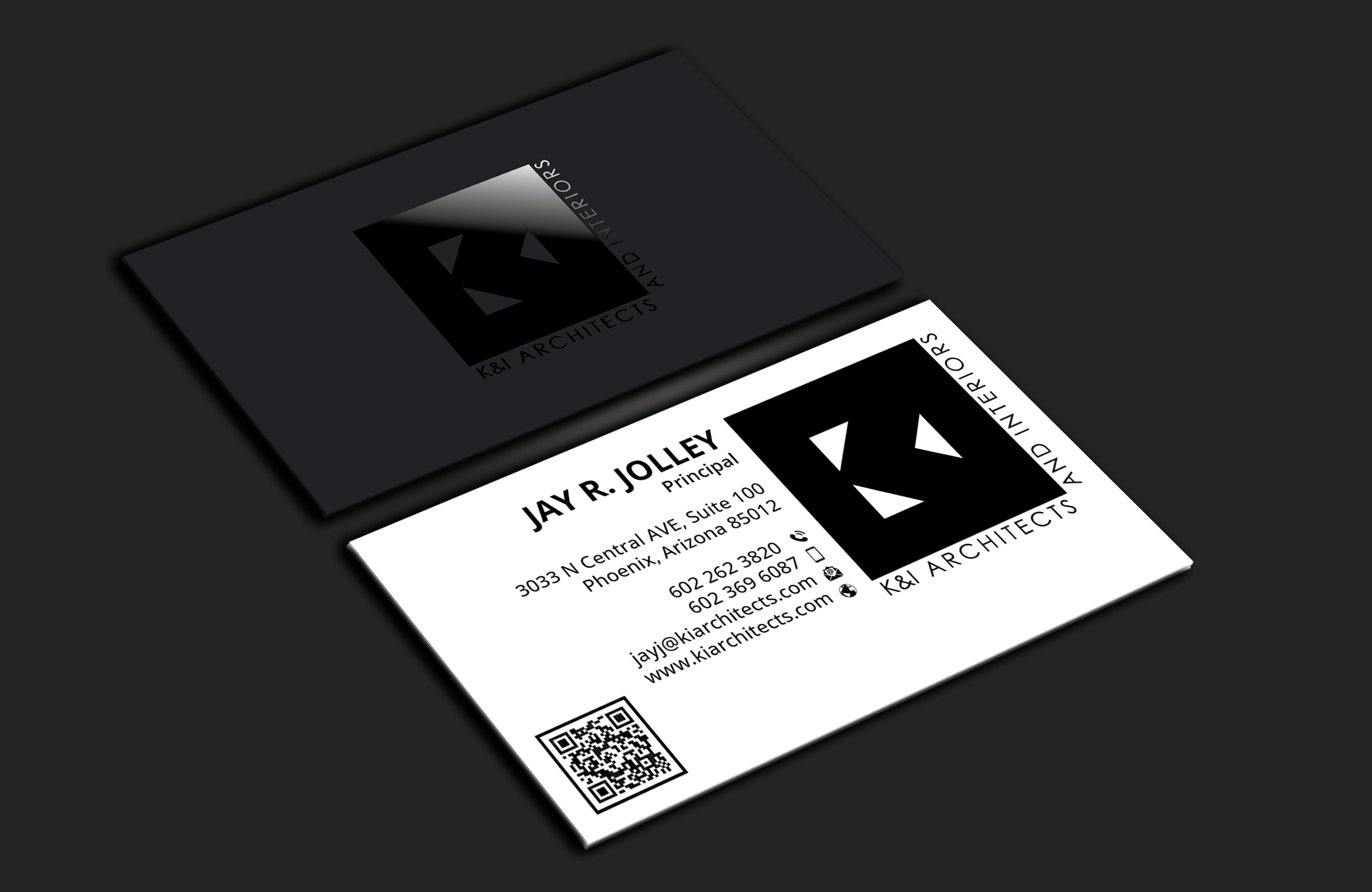 Visitenkarten-Design von DesignerShahadat für K&I Architects and Interiors LLC | Design #31769738